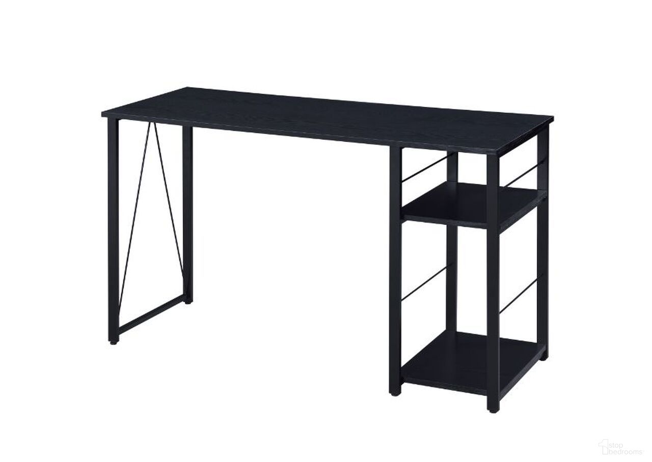 The appearance of Acme Vadna Writing Desk In Black Finish designed by ACME in the industrial interior design. This black piece of furniture was selected by 1StopBedrooms from Vadna Collection to add a touch of cosiness and style into your home. Sku: 92769. Material: Wood.