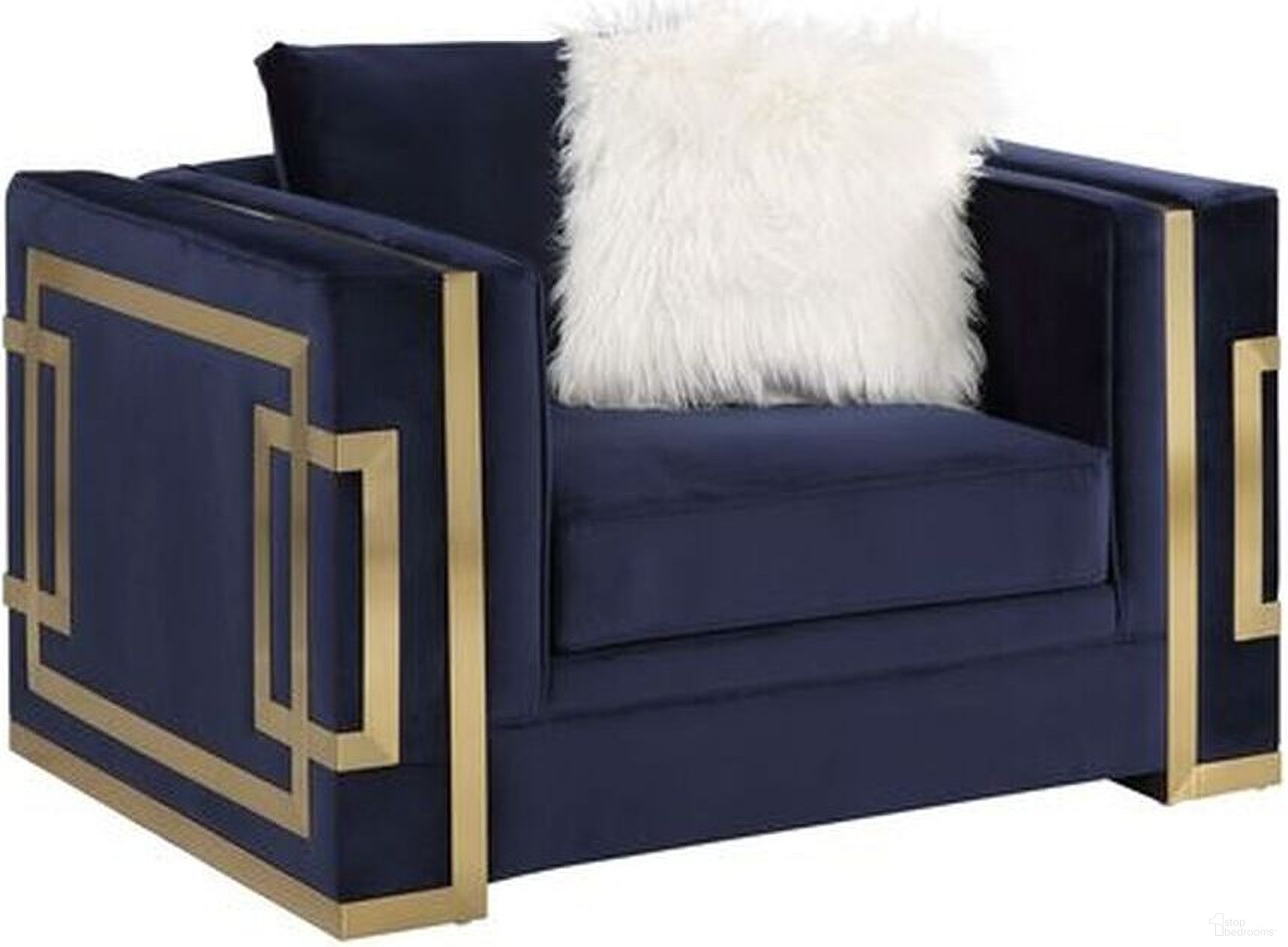 The appearance of Acme Virrux Chair With 2 Pillows designed by ACME in the modern / contemporary interior design. This black velvet piece of furniture was selected by 1StopBedrooms from Virrux Collection to add a touch of cosiness and style into your home. Sku: LV00295. Material: Wood.