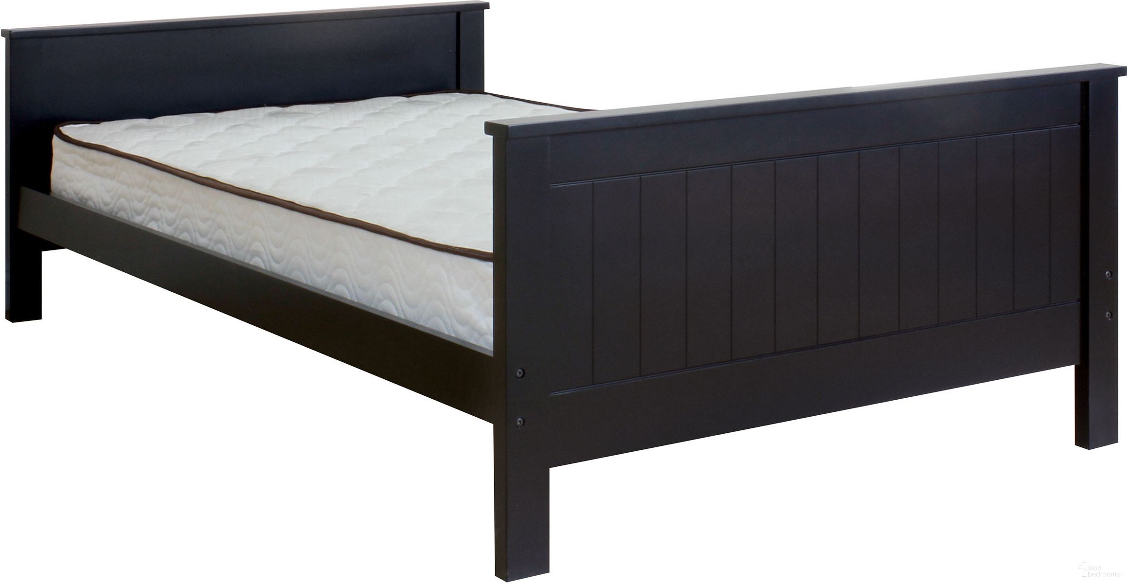 The appearance of Willoughby Twin Bed In Black designed by ACME in the country / farmhouse interior design. This black piece of furniture was selected by 1StopBedrooms from Willoughby Collection to add a touch of cosiness and style into your home. Sku: 10988W-HF;10989W-R. Bed Type: Platform Bed. Material: Wood. Bed Size: Twin.