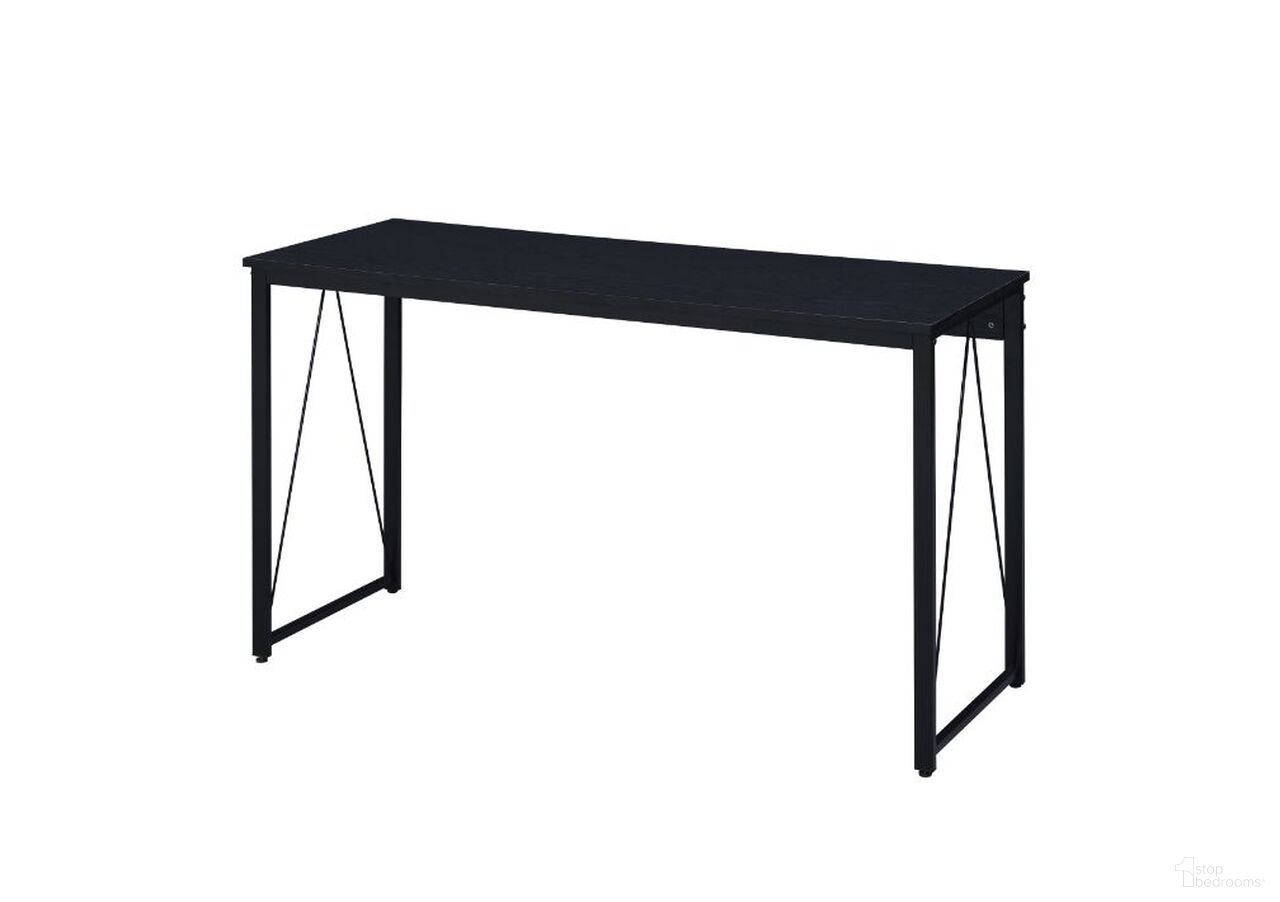 The appearance of Zaidin 47 Inch Writing Desk In Black Finish designed by ACME in the industrial interior design. This black piece of furniture was selected by 1StopBedrooms from Zaidin Collection to add a touch of cosiness and style into your home. Sku: 92607. Material: Wood.