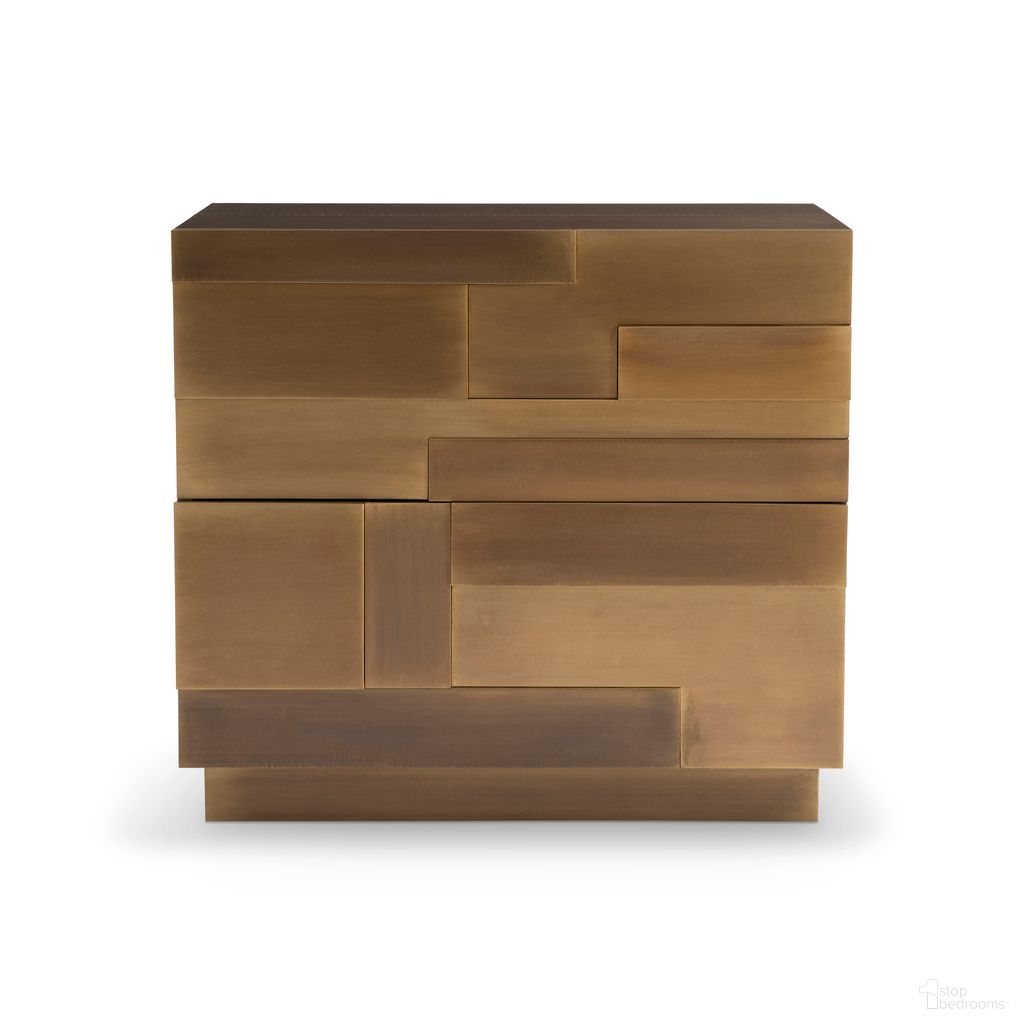 The appearance of Acora Nightstand In Brass designed by Bernhardt in the modern / contemporary interior design. This brass piece of furniture was selected by 1StopBedrooms from Acora Collection to add a touch of cosiness and style into your home. Sku: 347234. Material: Metal.
