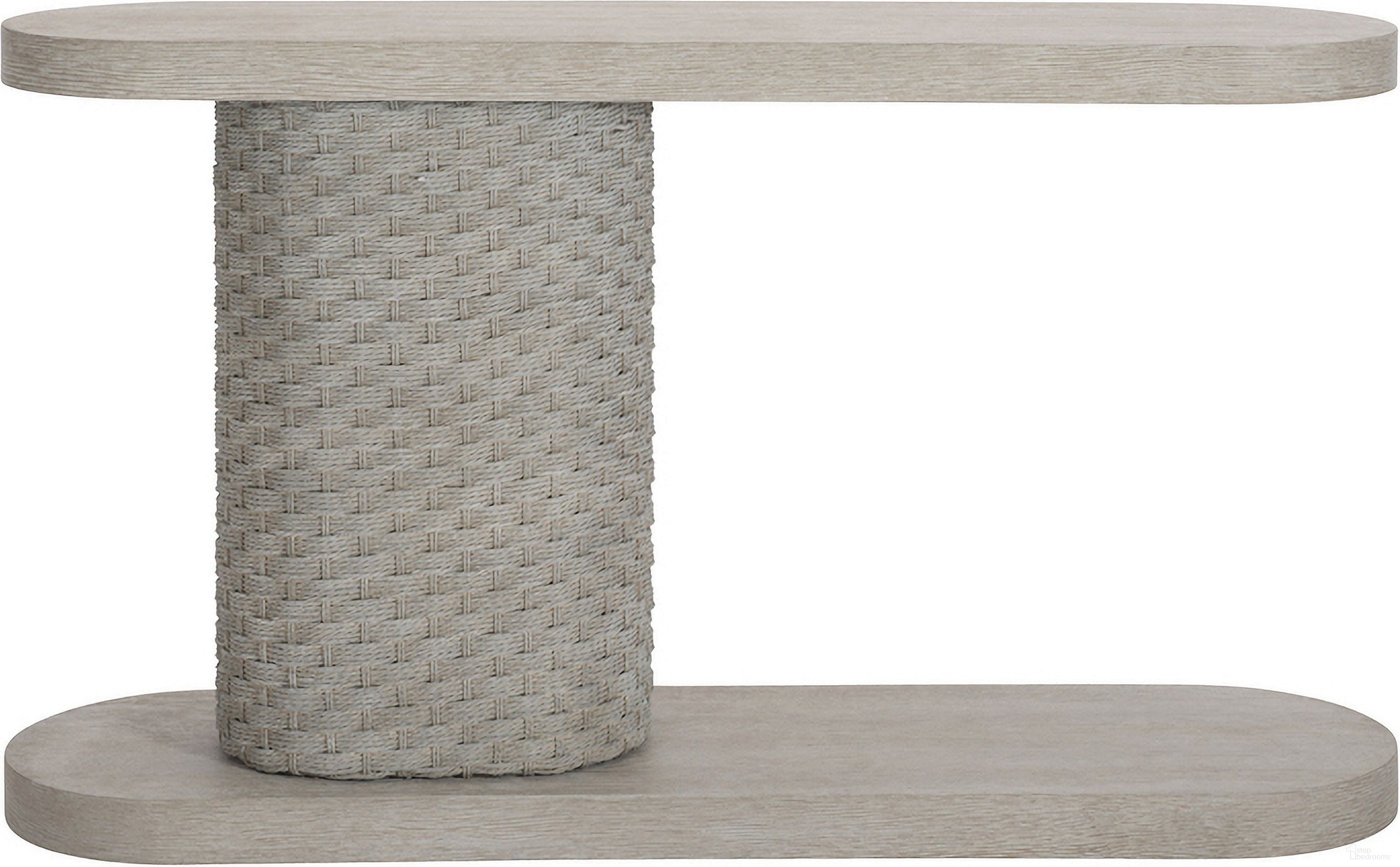 The appearance of Acosta Console Table designed by Bernhardt in the modern / contemporary interior design. This flaxen piece of furniture was selected by 1StopBedrooms from Acosta Collection to add a touch of cosiness and style into your home. Sku: 309914. Material: Natural.