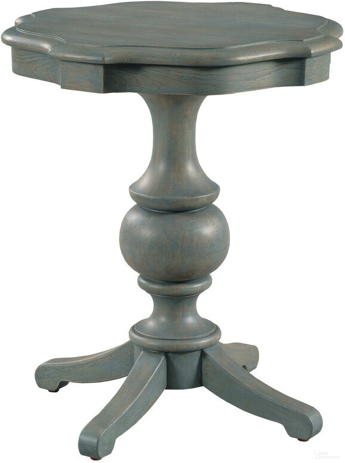 The appearance of Haisley Accent Table In Dusk designed by Kincaid in the transitional interior design. This dusk piece of furniture  was selected by 1StopBedrooms from Acquisitions Collection to add a touch of cosiness and style into your home. Sku: 111-1201. Material: Solid Wood.