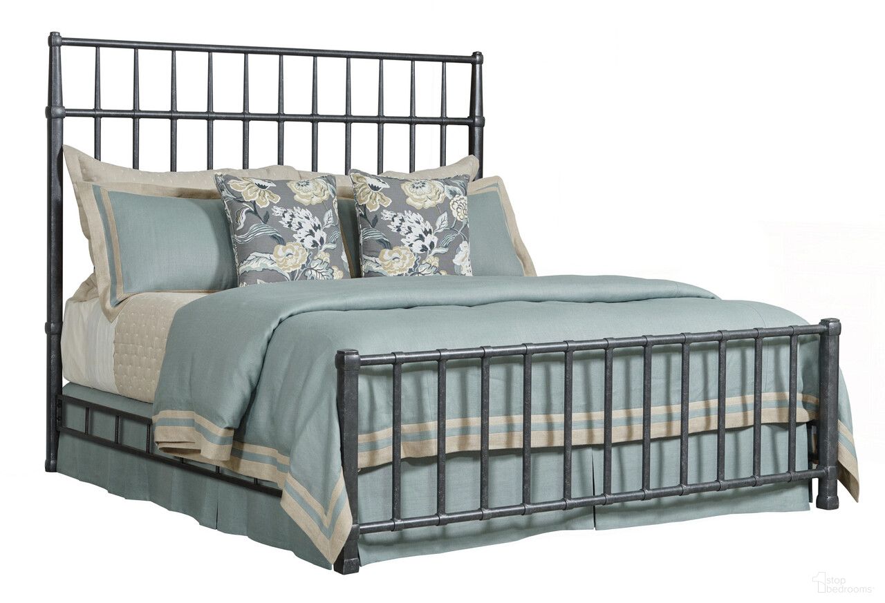 The appearance of Acquisitions Sylvan Queen Metal Bed In Onyx designed by Kincaid in the transitional interior design. This onyx piece of furniture  was selected by 1StopBedrooms from Acquisitions Collection to add a touch of cosiness and style into your home. Sku: 111-302;111-300. Material: Metal. Bed Size: Queen. Bed Type: Metal Bed.