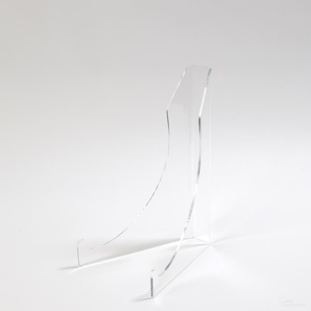 Acrylic Plate Stand In White