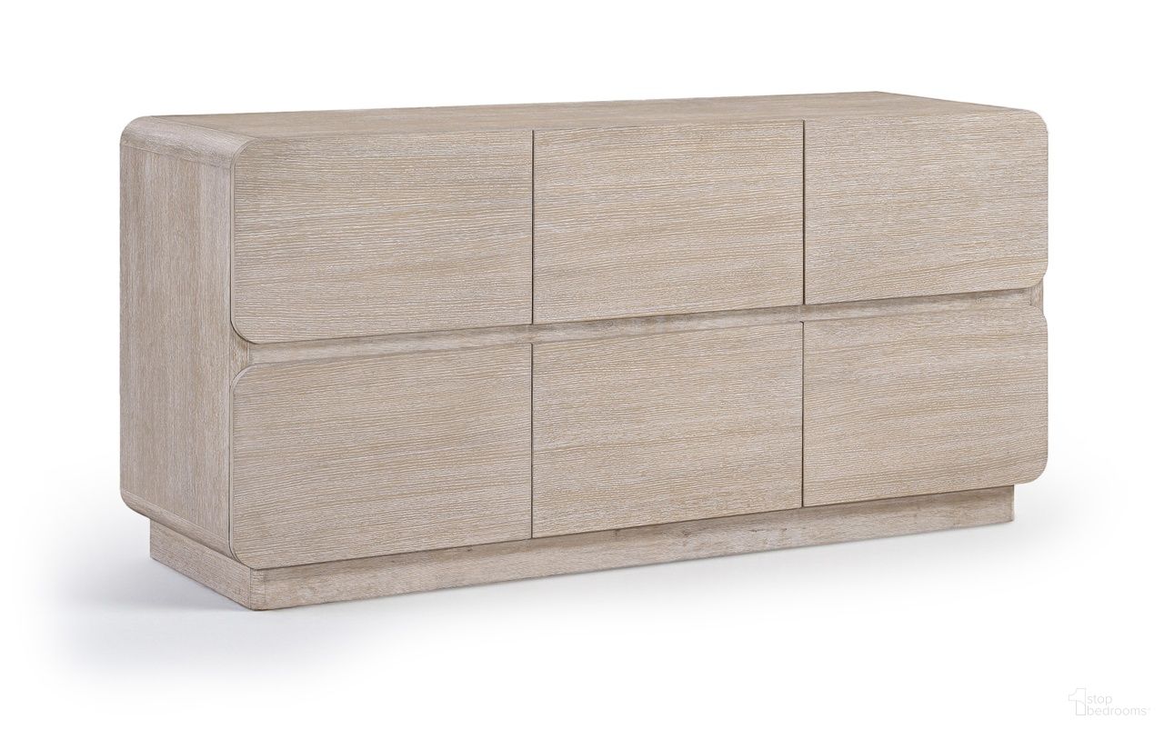 Adagio Solid Wood and Oak Veneer Dresser In Natural