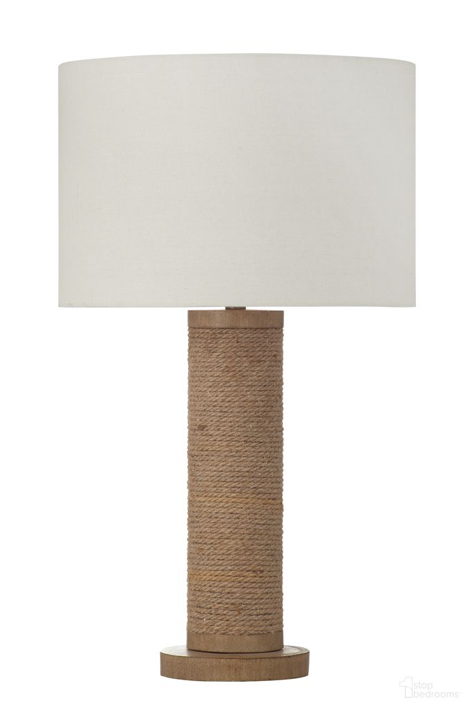 Adams Table Lamp In Natural Rope