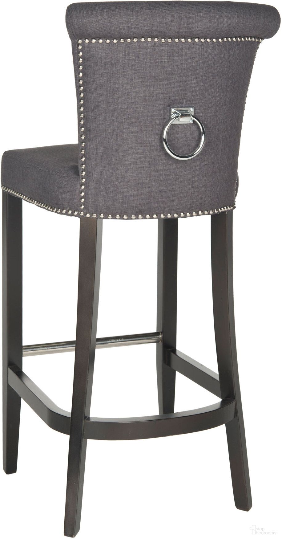 The appearance of Addo Ring Charcoal Bar Stool designed by Safavieh in the modern / contemporary interior design. This charcoal piece of furniture was selected by 1StopBedrooms from Addo Collection to add a touch of cosiness and style into your home. Sku: HUD8242A. Material: Stainless Steel.
