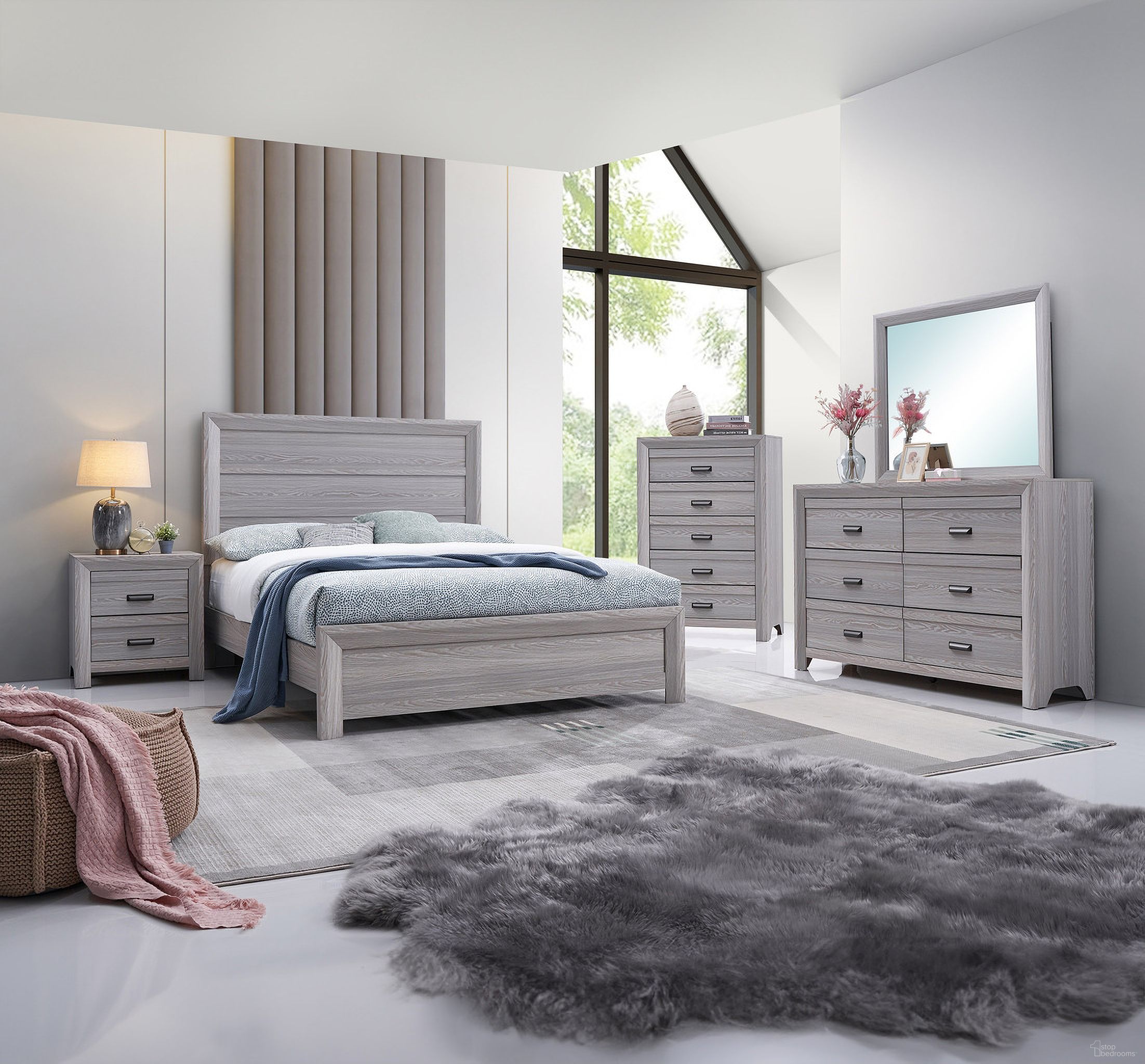The appearance of Adelaide Dresser Mirror In Driftwood designed by Crown Mark in the transitional interior design. This driftwood piece of furniture was selected by 1StopBedrooms from Adelaide Collection to add a touch of cosiness and style into your home. Sku: B6710-11. Material: MDF.