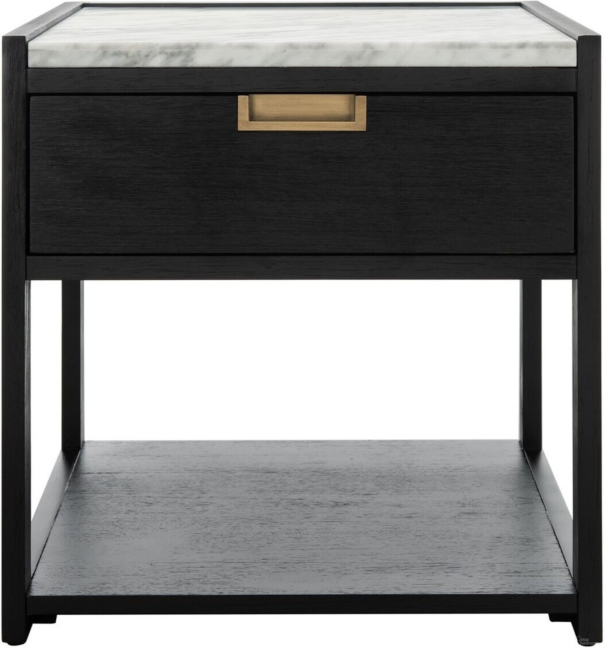 The appearance of Adeline 1 Drawer Nightstand In Black designed by Safavieh Couture in the modern / contemporary interior design. This black piece of furniture was selected by 1StopBedrooms from Adeline Collection to add a touch of cosiness and style into your home. Sku: SFV7202B. Material: Wood.