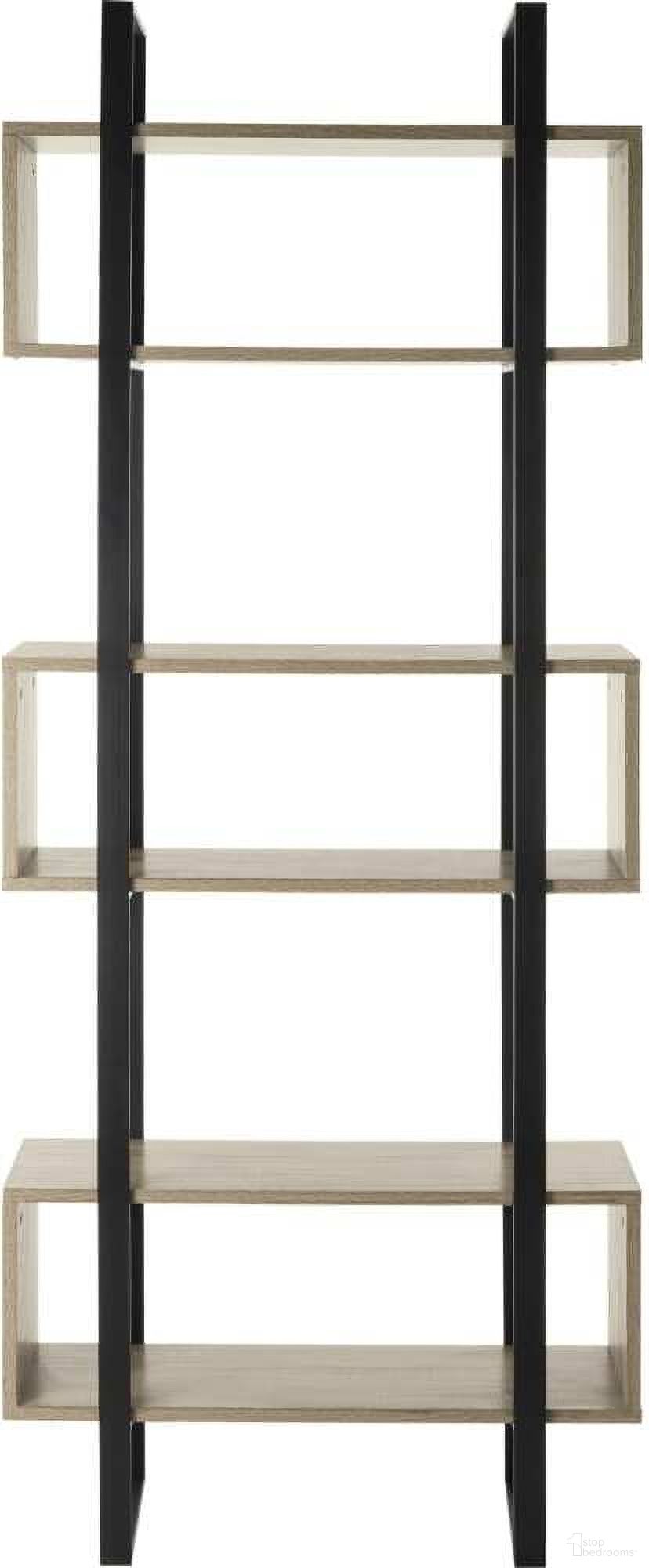 The appearance of Adhara Oak and Black Retro Mid Century Wood Etagere designed by Safavieh in the modern / contemporary interior design. This black and brown piece of furniture was selected by 1StopBedrooms from Safavieh FOX Collection to add a touch of cosiness and style into your home. Sku: FOX4278A. Material: Iron.
