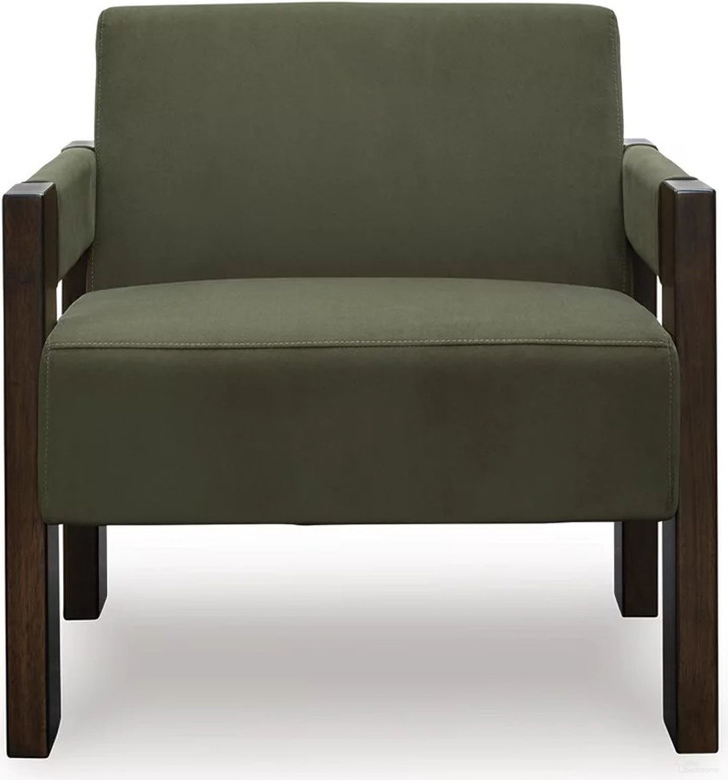 The appearance of Adlanlock Accent Chair In Olive designed by Signature Design by Ashley in the modern / contemporary interior design. This olive piece of furniture  was selected by 1StopBedrooms from Adlanlock Collection to add a touch of cosiness and style into your home. Sku: A3000740. Material: Fabric.