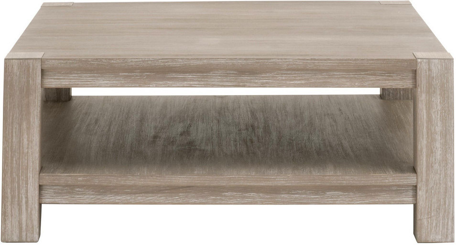The appearance of Adler Square Coffee Table In Natural Gray designed by Essentials For Living in the transitional interior design. This natural gray piece of furniture was selected by 1StopBedrooms from Traditions Collection to add a touch of cosiness and style into your home. Sku: 6129-SQCT.NG. Material: Beech.