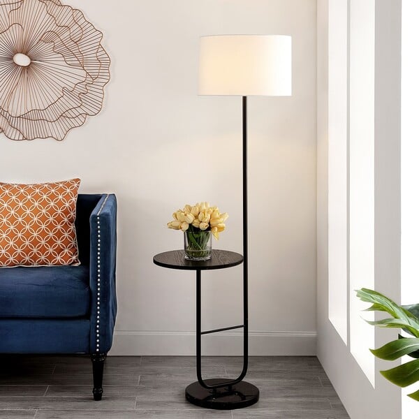 Admir Floor Lamp in Black 1StopBedrooms