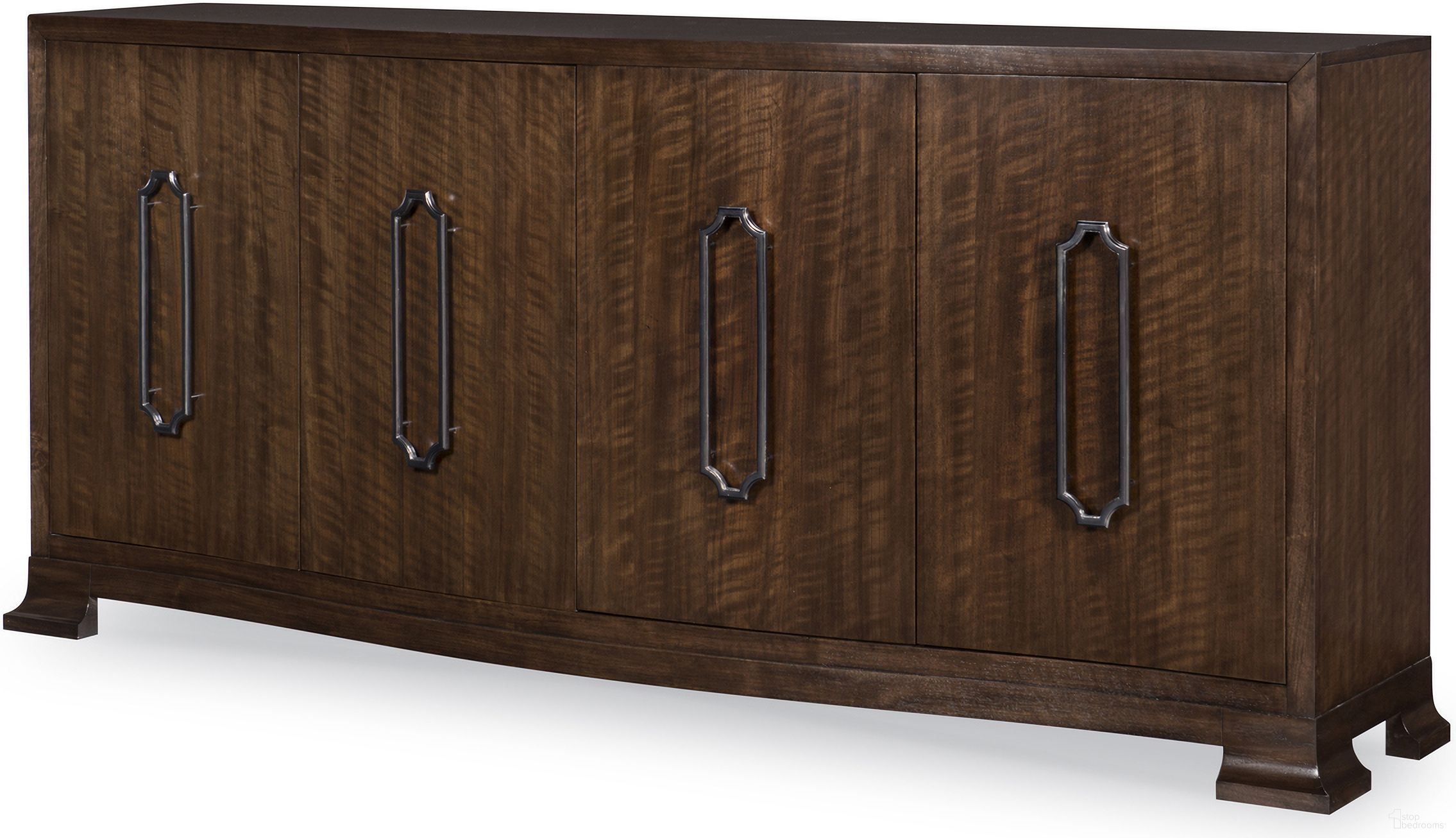 The appearance of Adrian Credenza In Brunette designed by Century Furniture in the interior design. This brunette piece of furniture was selected by 1StopBedrooms from Citation Collection to add a touch of cosiness and style into your home. Sku: B1H-401. Material: Walnut Veneer.