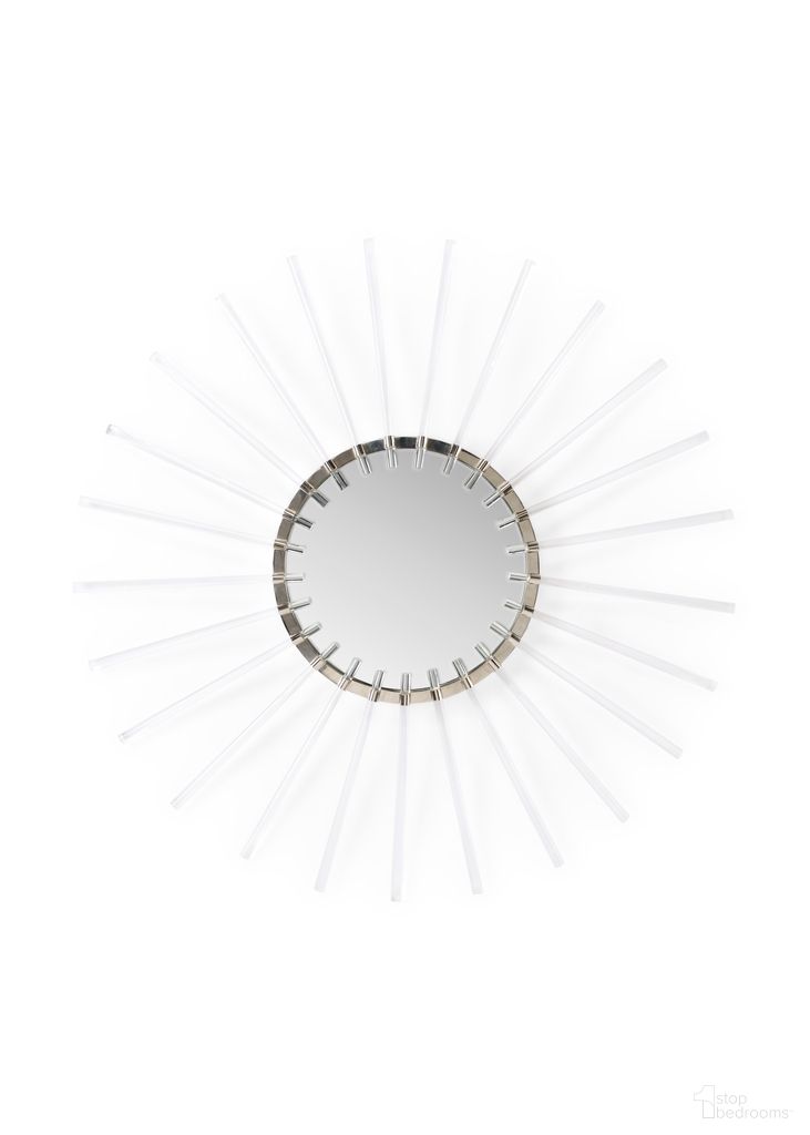 The appearance of Adriana Mirror In Silver designed by Wildwood in the modern / contemporary interior design. This silver piece of furniture was selected by 1StopBedrooms from Wildwood Collection to add a touch of cosiness and style into your home. Sku: 301600. Material: Stainless Steel.