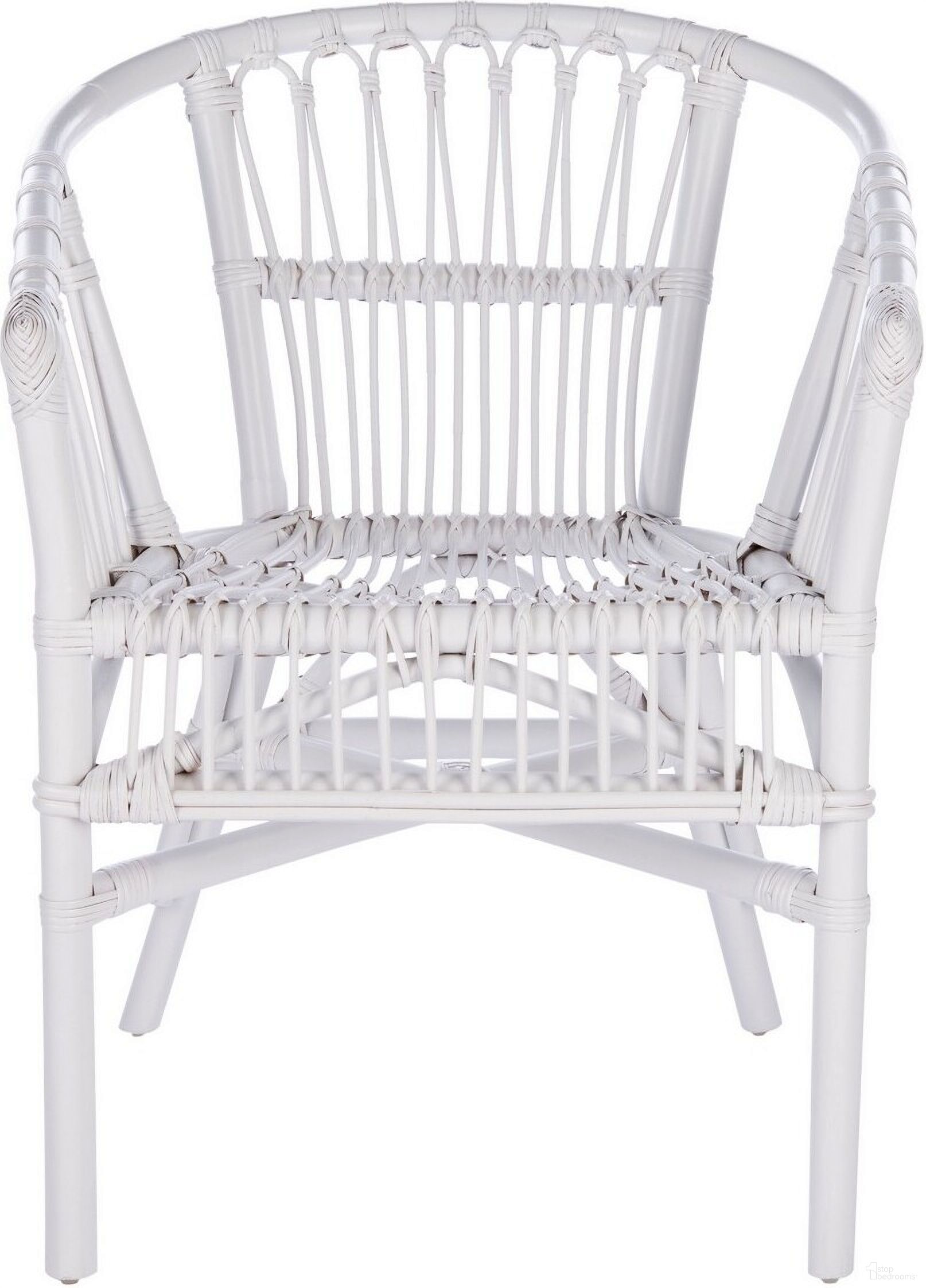 The appearance of Adriana Rattan Accent Chair Set of 2 in White designed by Safavieh in the modern / contemporary interior design. This white piece of furniture was selected by 1StopBedrooms from Adriana Collection to add a touch of cosiness and style into your home. Sku: ACH6505B-SET2. Material: Rattan.