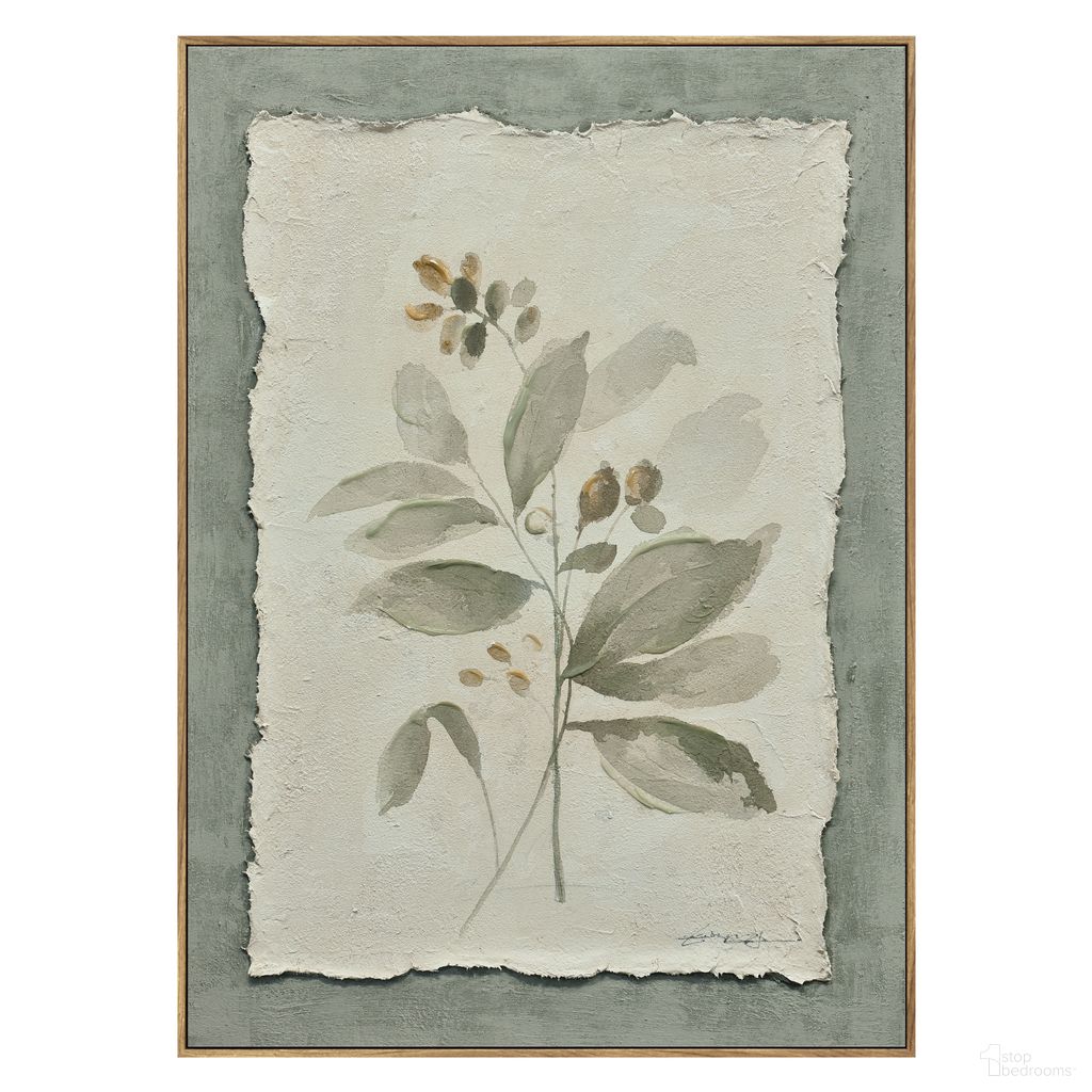Adventurous Flowers on Paper I Canvas Wall Art In Multi