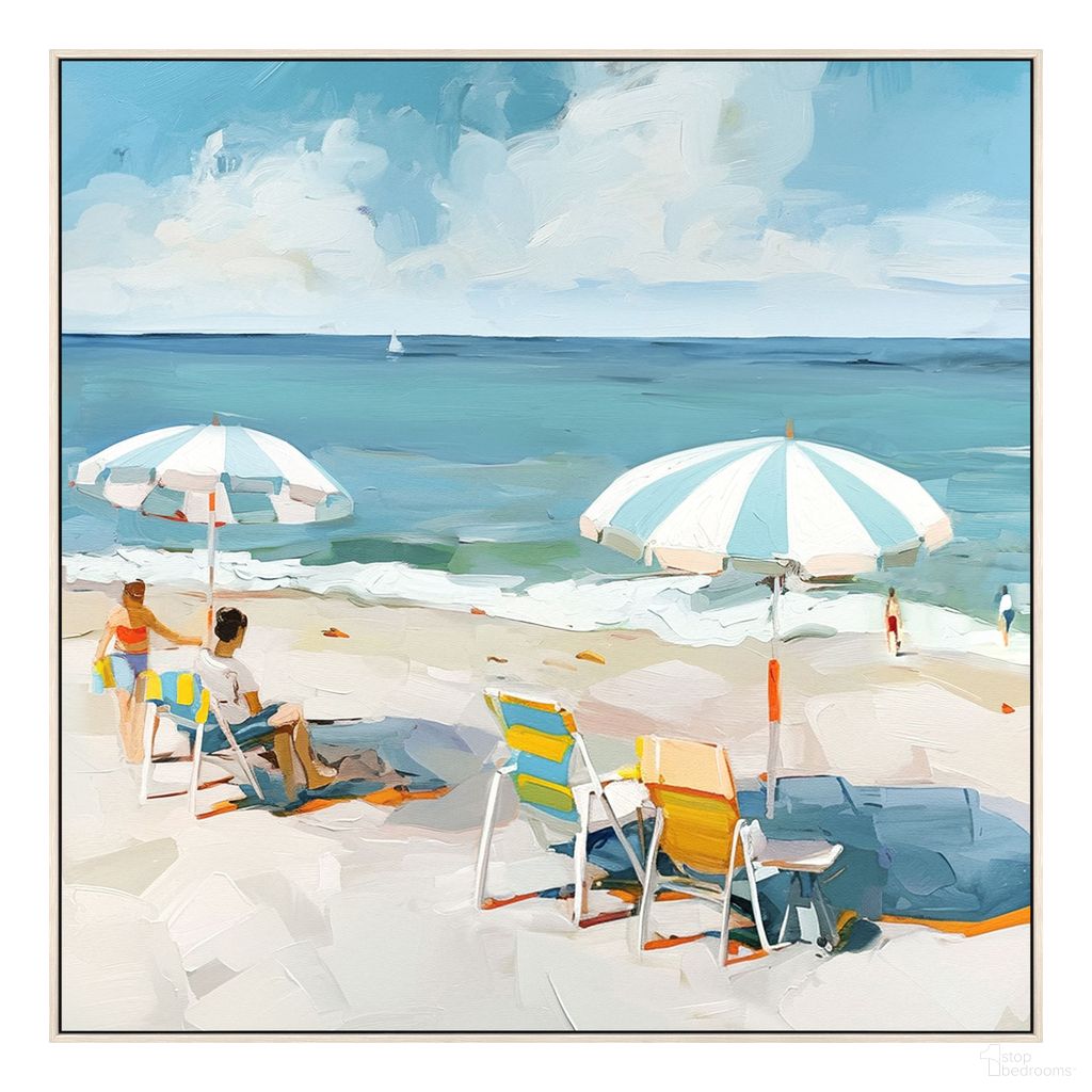 Adventurous Under the Umbrella II Canvas Wall Art In Multi