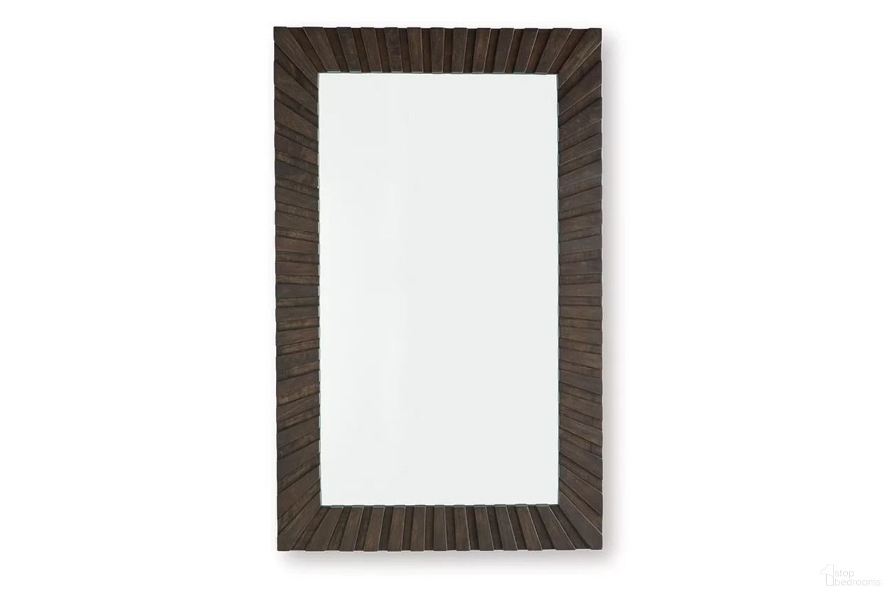 Advin Accent Mirror In Dark Brown