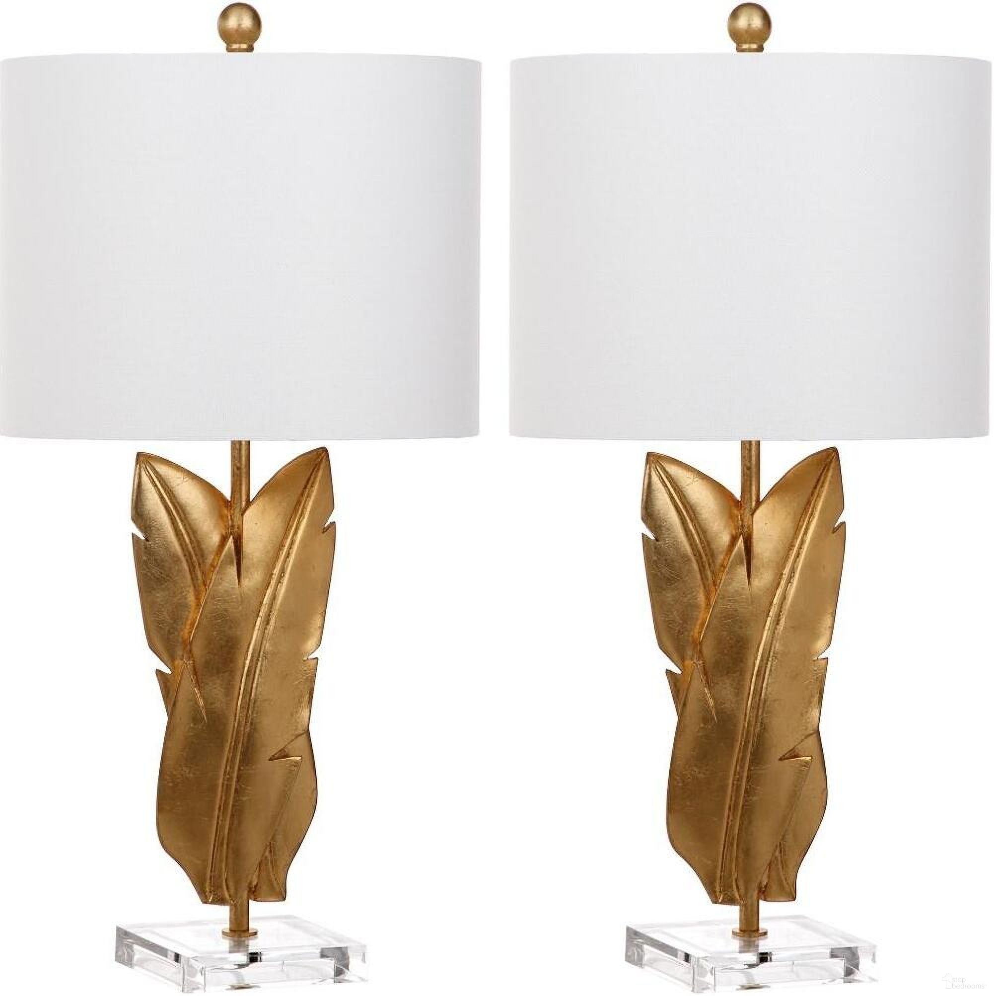Aerin Gold 25.5 Inch Wings Table Lamp Set of 2