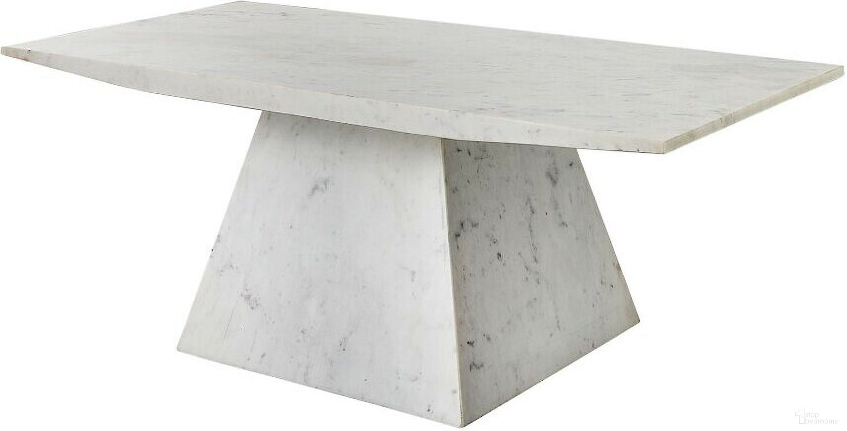 The appearance of Aero Banswara Marble Cocktail Table In White designed by Global Views in the modern / contemporary interior design. This white piece of furniture was selected by 1StopBedrooms from Aero Collection to add a touch of cosiness and style into your home. Sku: 993924. Material: Marble.