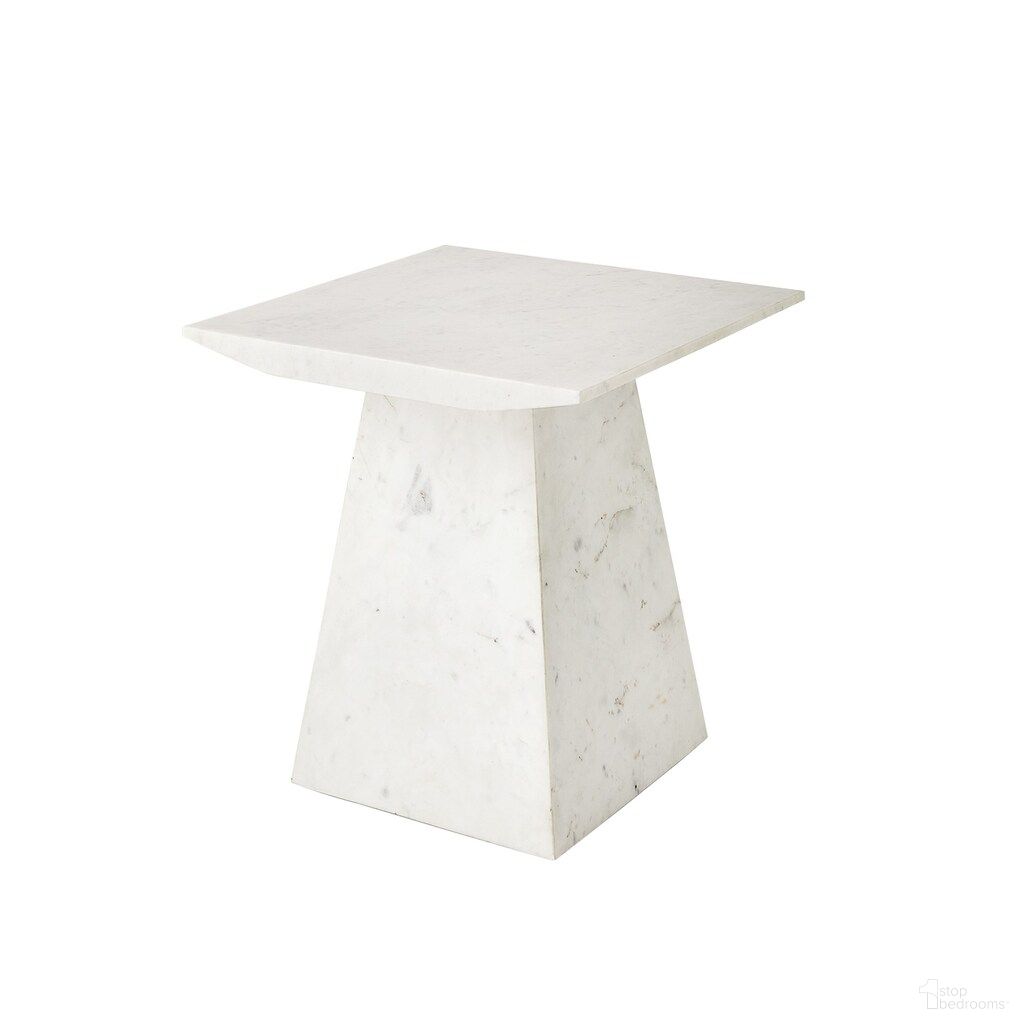 The appearance of Aero Banswara Marble Side Table In White designed by Global Views in the modern / contemporary interior design. This white piece of furniture was selected by 1StopBedrooms from Aero Collection to add a touch of cosiness and style into your home. Sku: 993925. Material: Marble.