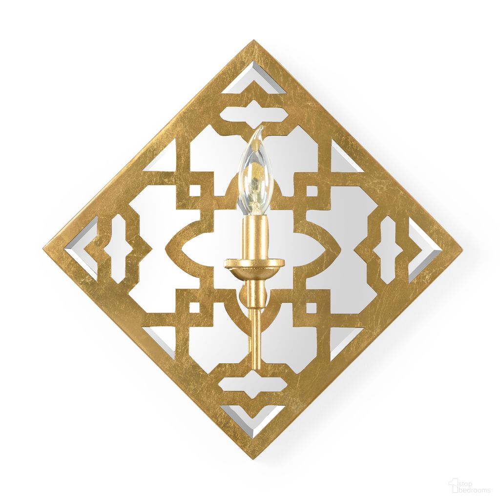 The appearance of Agadir Medallion Sconce In Gold designed by Chelsea House in the modern / contemporary interior design. This gold piece of furniture  was selected by 1StopBedrooms from Claire Bell Collection to add a touch of cosiness and style into your home. Sku: 69214. Material: Iron.