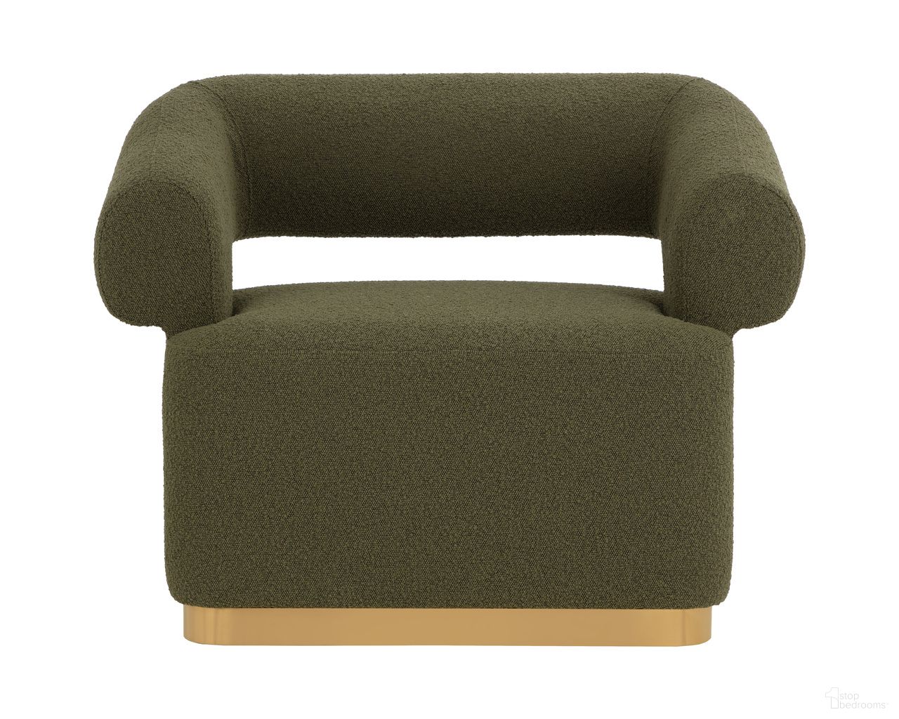 Aggie Swivel Lounge Chair In Copenhagen Olive