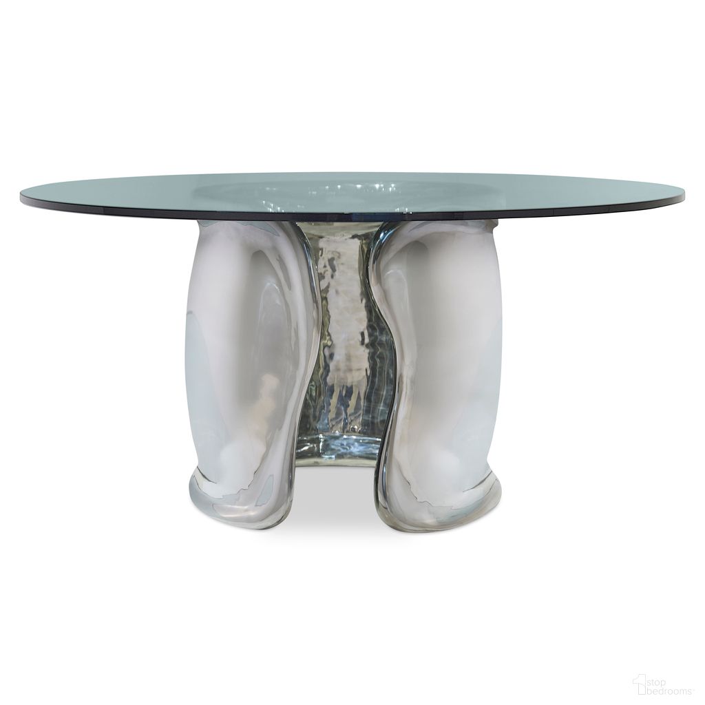 Agnes Dining Table In Stainless Steel