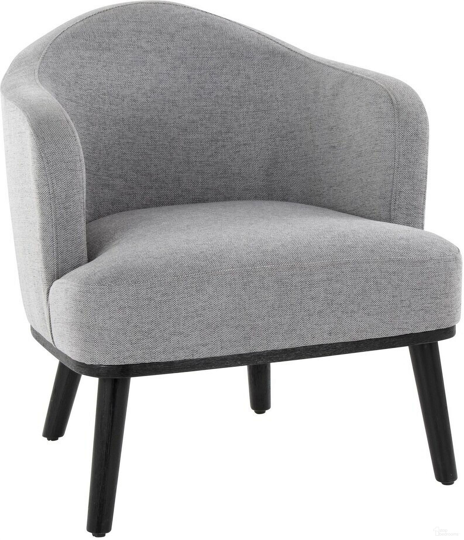 The appearance of Ahoy Accent Chair In Grey designed by Lumisource in the transitional interior design. This grey piece of furniture  was selected by 1StopBedrooms from Ahoy Collection to add a touch of cosiness and style into your home. Sku: CHR-AHOY BKGY. Material: Wood. Chair Type: Arm Chair.
