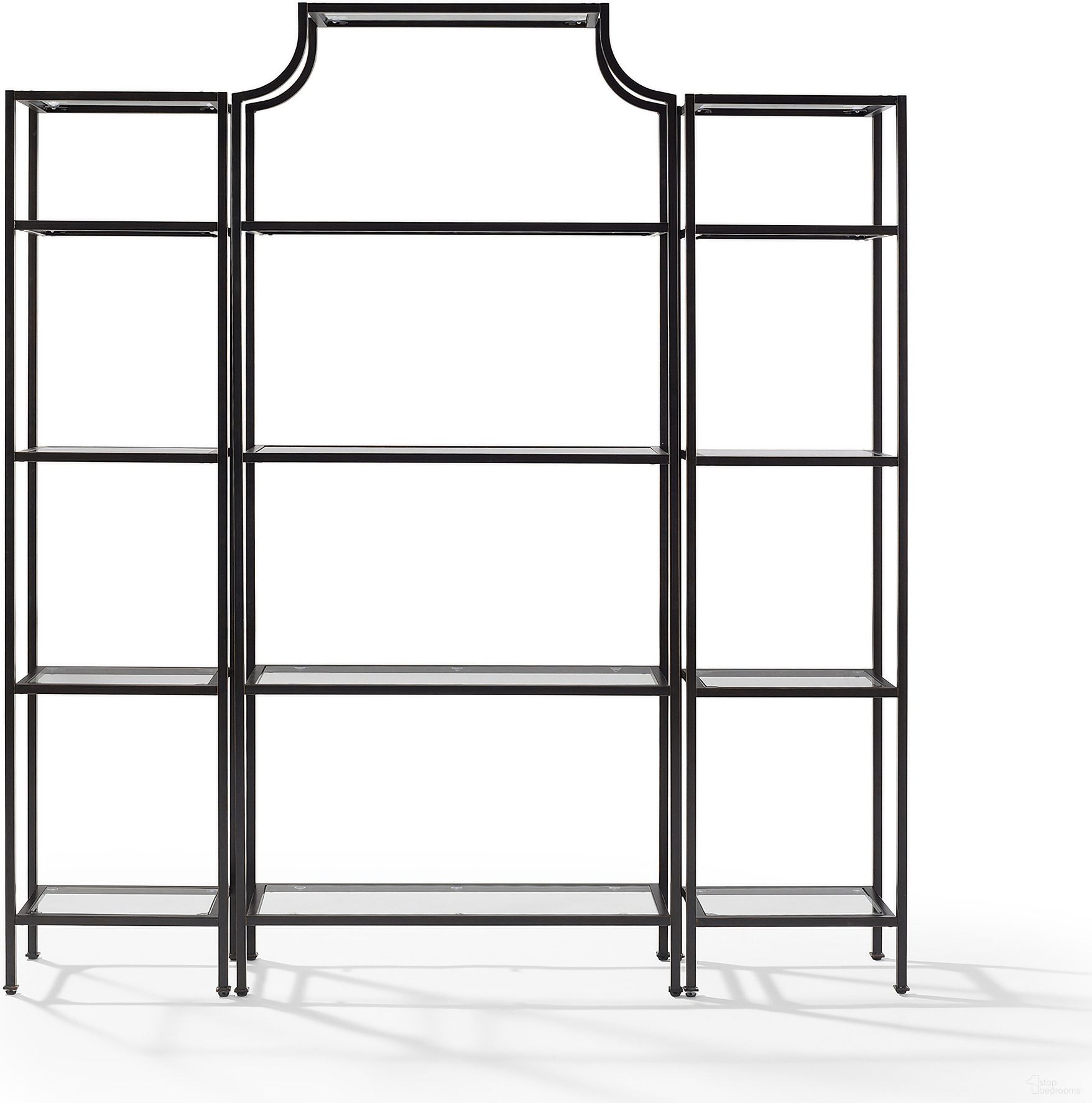 Crosley Aimee Etagere Bookcase - Thumbnail 3