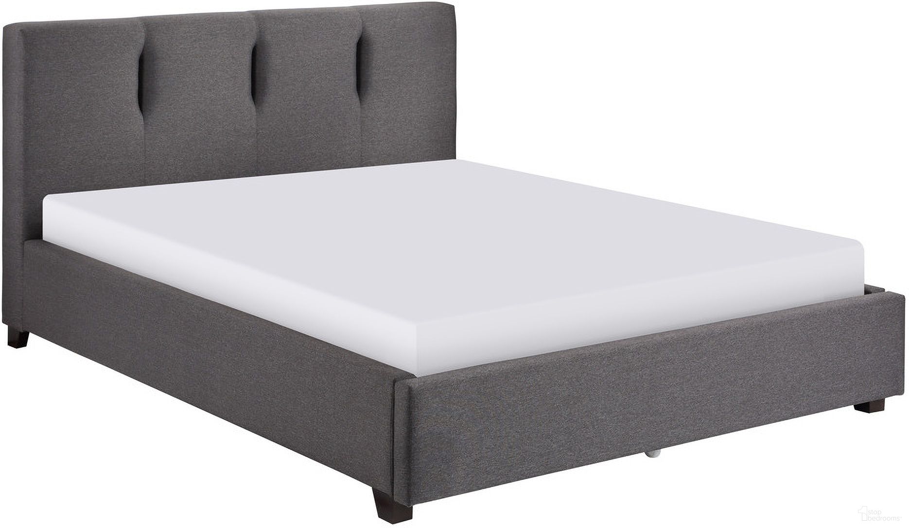 The appearance of Aitana Eastern King Platform Bed In Gray designed by Homelegance in the modern / contemporary interior design. This gray piece of furniture was selected by 1StopBedrooms from Aitana Collection to add a touch of cosiness and style into your home. Sku: 1632GHK-1;1632GHK-2;1632GH-3. Bed Type: Platform Bed. Bed Size: King. Material: Textured.