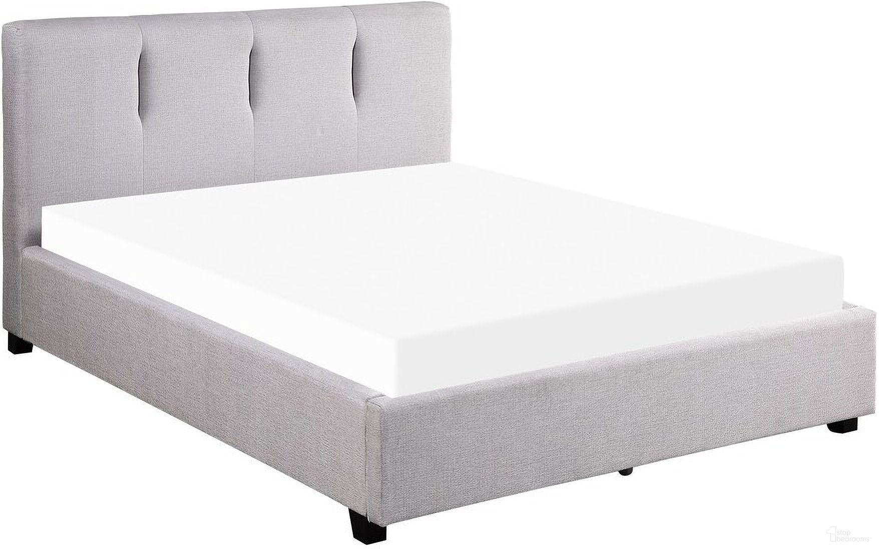 The appearance of Aitana Gray Full Upholstered Platform Bed designed by Homelegance in the transitional interior design. This gray piece of furniture was selected by 1StopBedrooms from Aitana Collection to add a touch of cosiness and style into your home. Sku: 1632F-1;1632F-2;1632F-3. Bed Type: Platform Bed. Material: Wood. Bed Size: Full.