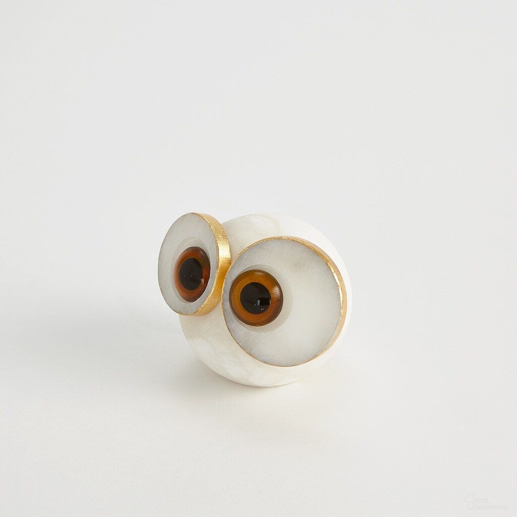The appearance of Alabaster Small Big Eyed Owl In White designed by Global Views in the modern / contemporary interior design. This white piece of furniture was selected by 1StopBedrooms from Alabaster Collection to add a touch of cosiness and style into your home. Sku: 331655. Material: Ceramic.