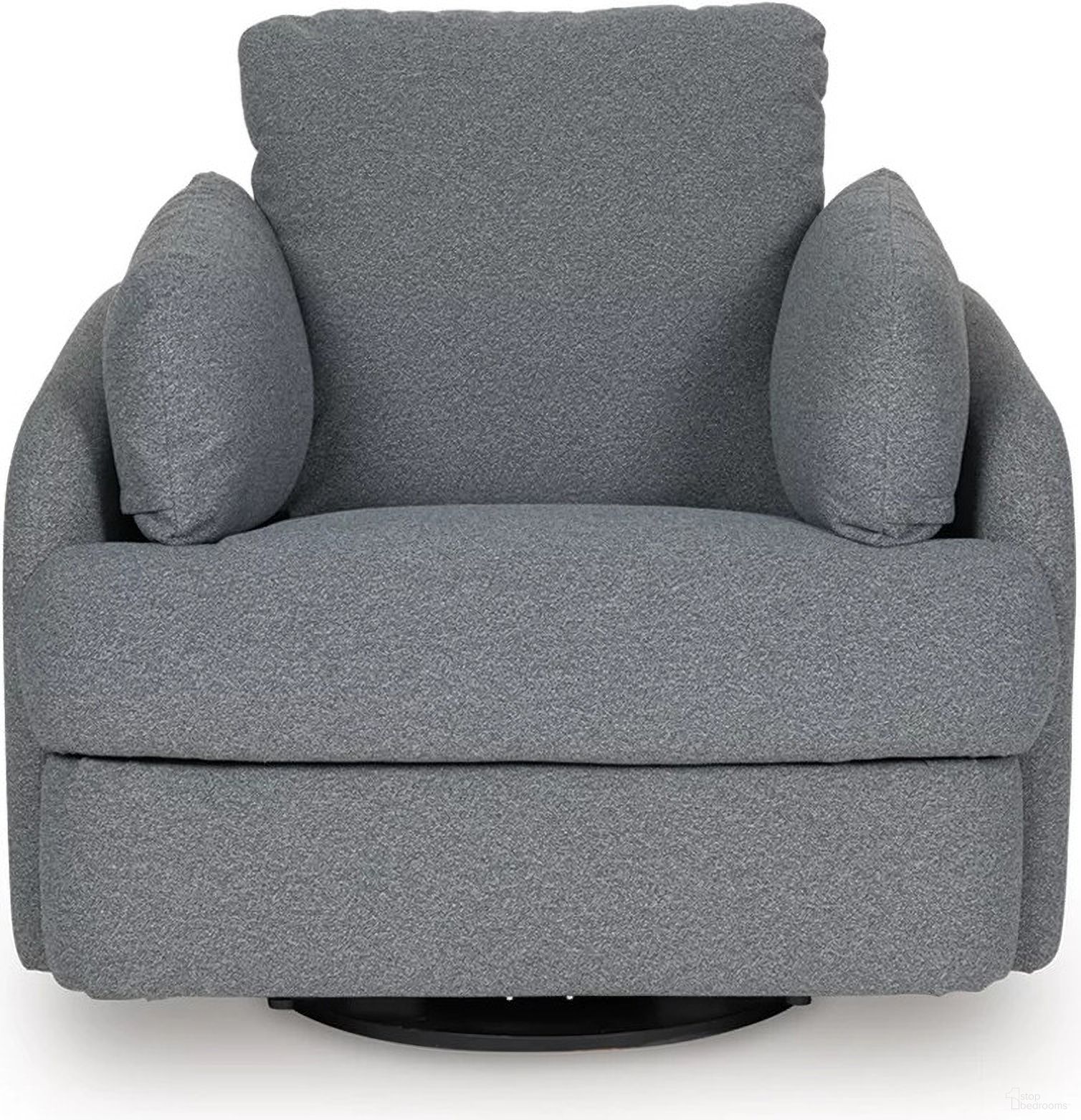 The appearance of Alainmont Next-Gen Nuvella Swivel Power Recliner In Salt & Pepper designed by Signature Design by Ashley in the modern / contemporary interior design. This salt & pepper piece of furniture was selected by 1StopBedrooms from Alainmont Next-Gen Nuvella Collection to add a touch of cosiness and style into your home. Sku: A3000738. Material: Fabric.
