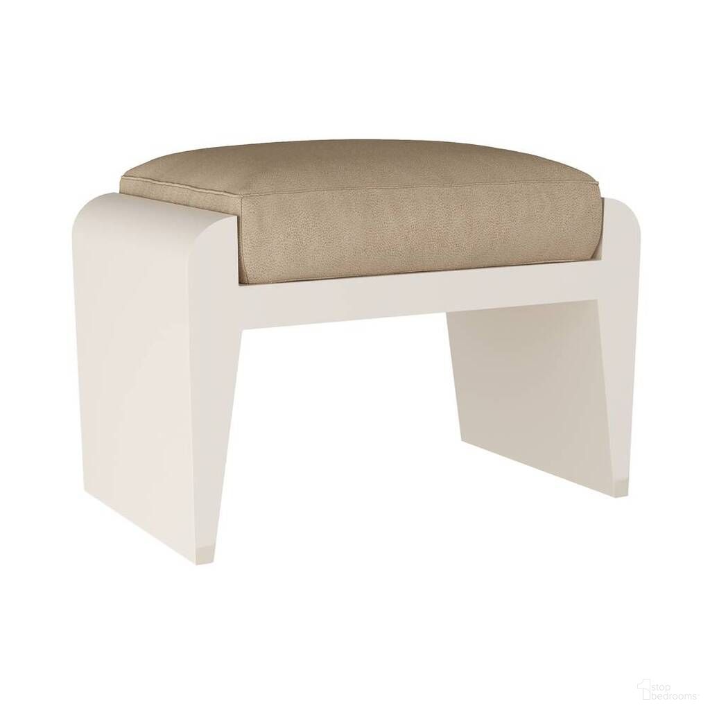 The appearance of Alanna Ottoman In Sand designed by Arteriors in the modern / contemporary interior design. This sand piece of furniture was selected by 1StopBedrooms from Alanna Collection to add a touch of cosiness and style into your home. Sku: FOS02. Material: Faux Leather.