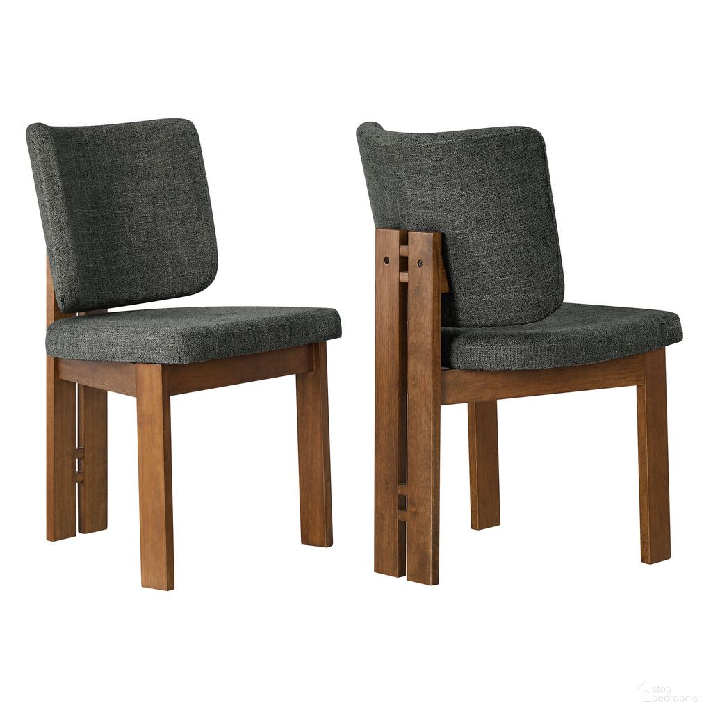The appearance of Alba Armless Upholstered Dining Chairs Set of 2 In Charcoal designed by Modway in the modern / contemporary interior design. This charcoal piece of furniture was selected by 1StopBedrooms from Alba Collection to add a touch of cosiness and style into your home. Sku: EEI-7465-CHA. Material: Solid Wood. Chair Type: Side Chair.