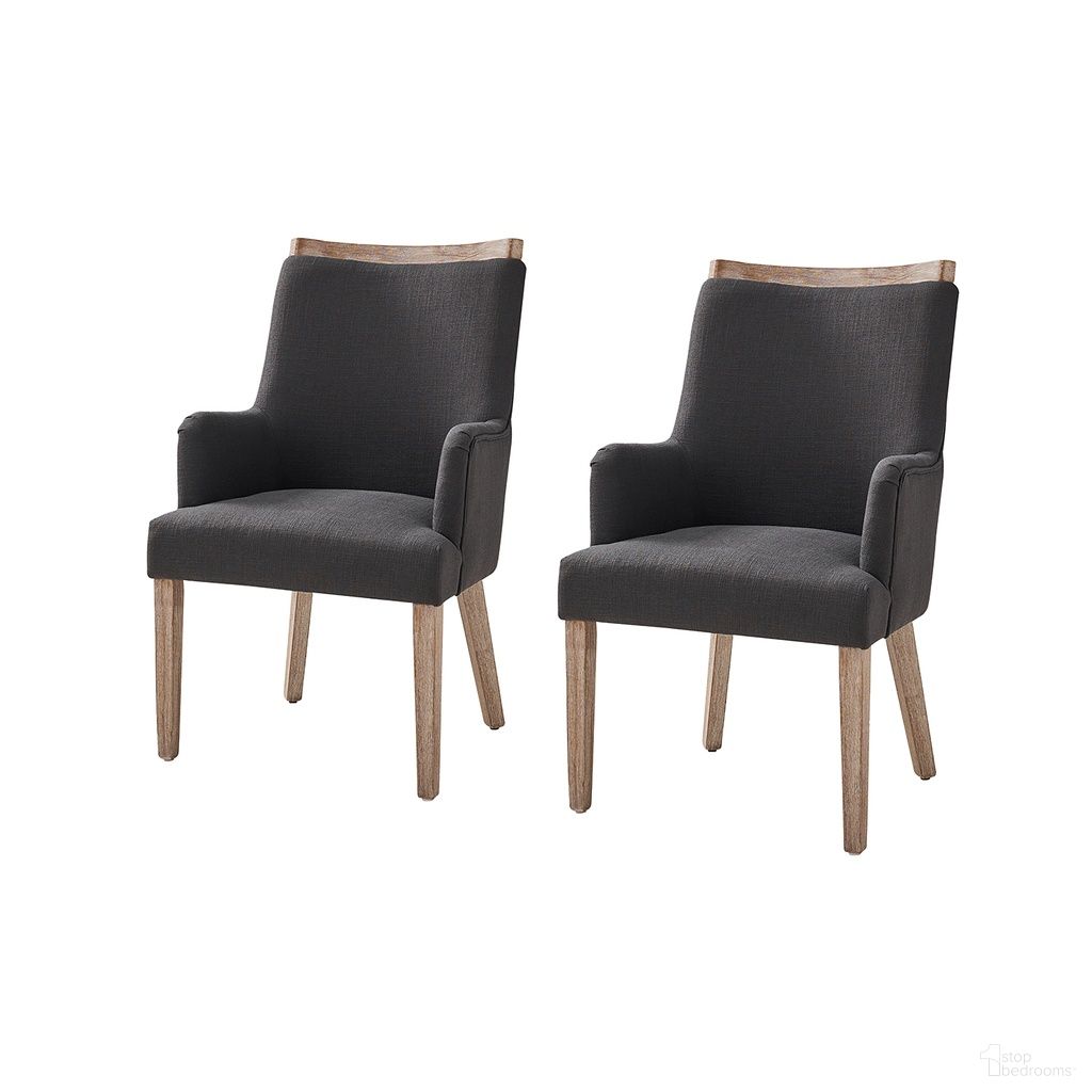 Albert Dining Chair Set Of 2 In Charcoal