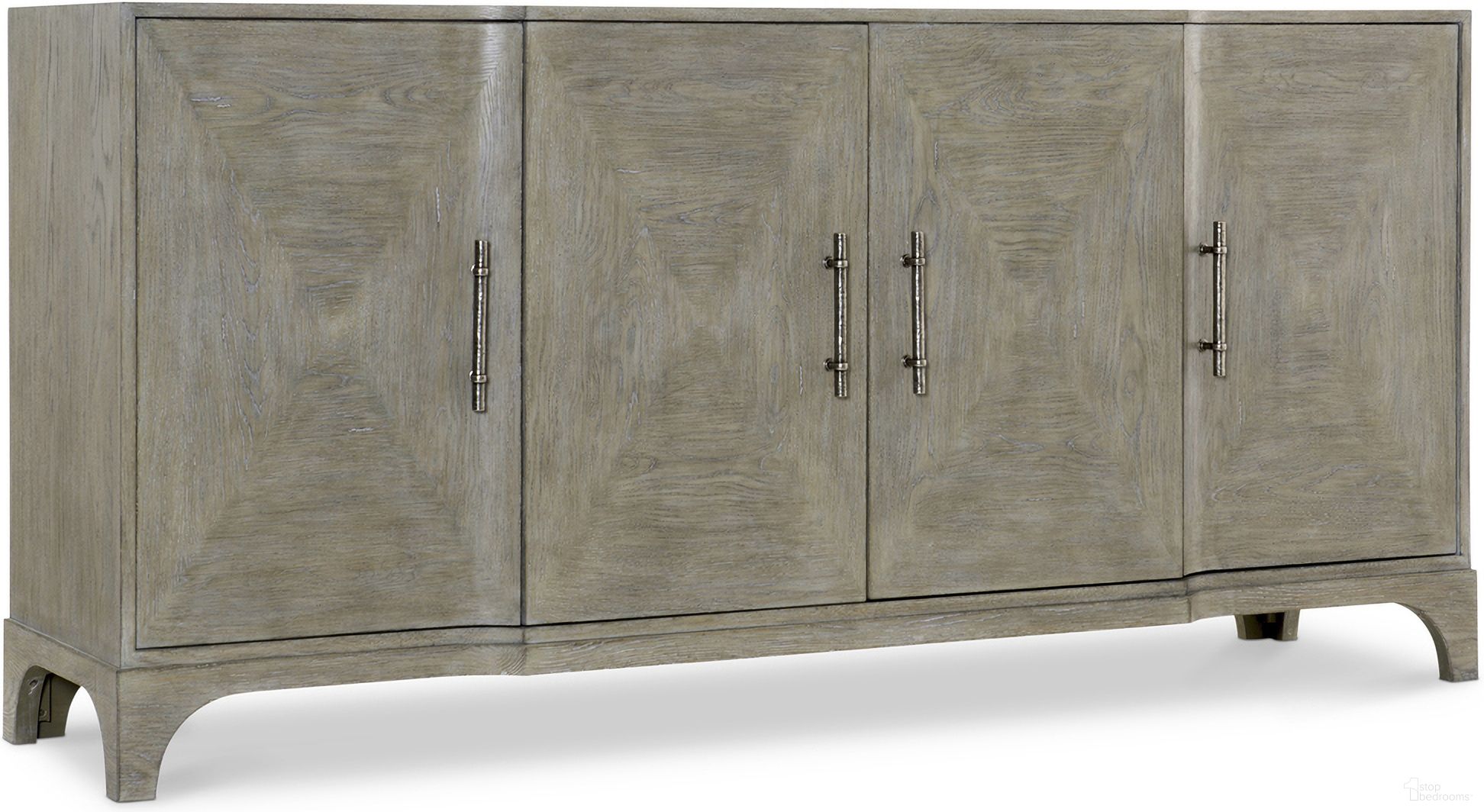 The appearance of Albion Buffet designed by Bernhardt in the traditional interior design. This pewter piece of furniture was selected by 1StopBedrooms from Albion Collection to add a touch of cosiness and style into your home. Sku: 311132. Material: Wood.