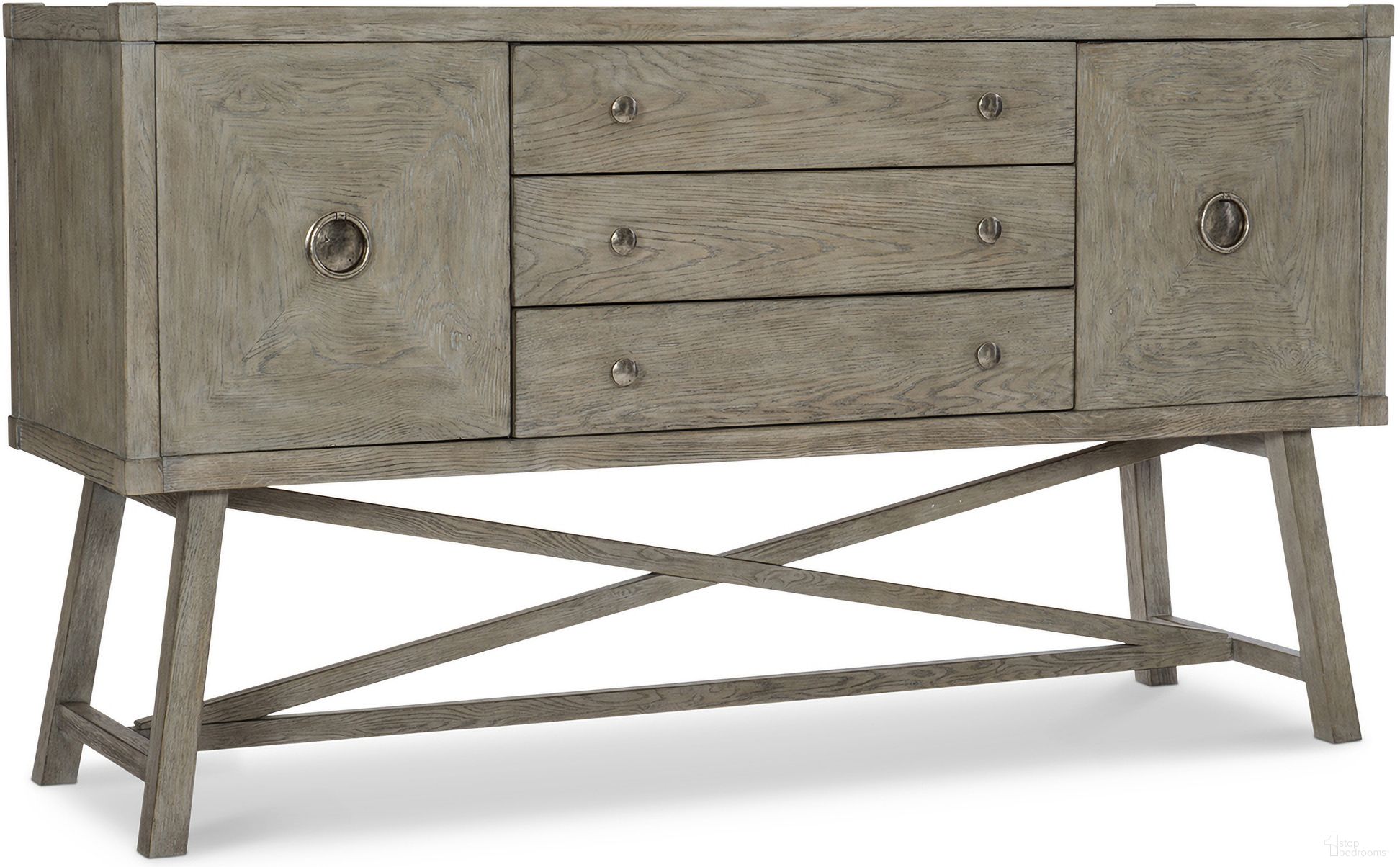 The appearance of Albion Sideboard designed by Bernhardt in the modern / contemporary interior design. This pewter piece of furniture was selected by 1StopBedrooms from Albion Collection to add a touch of cosiness and style into your home. Sku: 311130. Material: Wood.