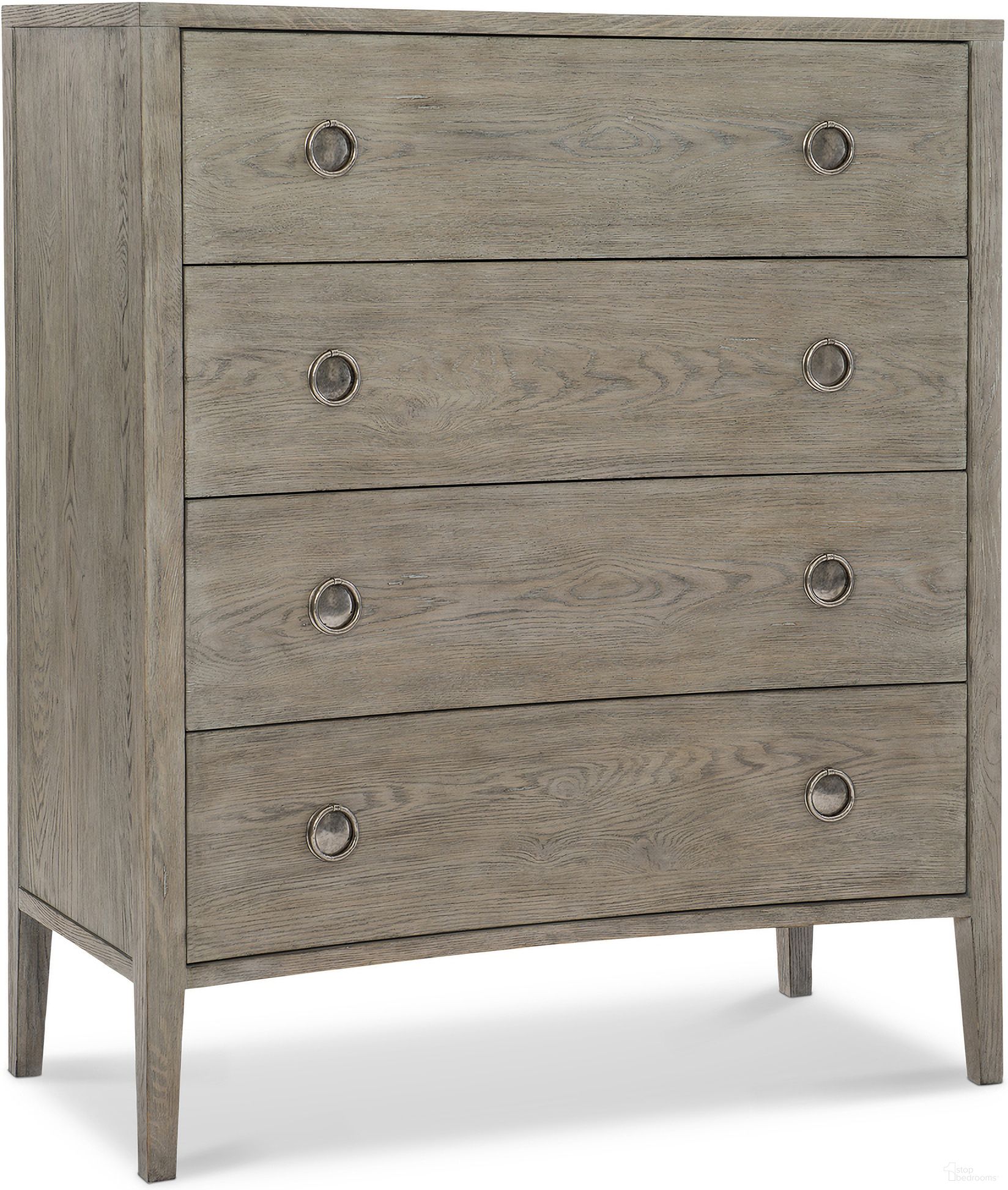 The appearance of Albion Tall Drawer Chest designed by Bernhardt in the modern / contemporary interior design. This pewter piece of furniture  was selected by 1StopBedrooms from Albion Collection to add a touch of cosiness and style into your home. Sku: 311117. Material: Wood.