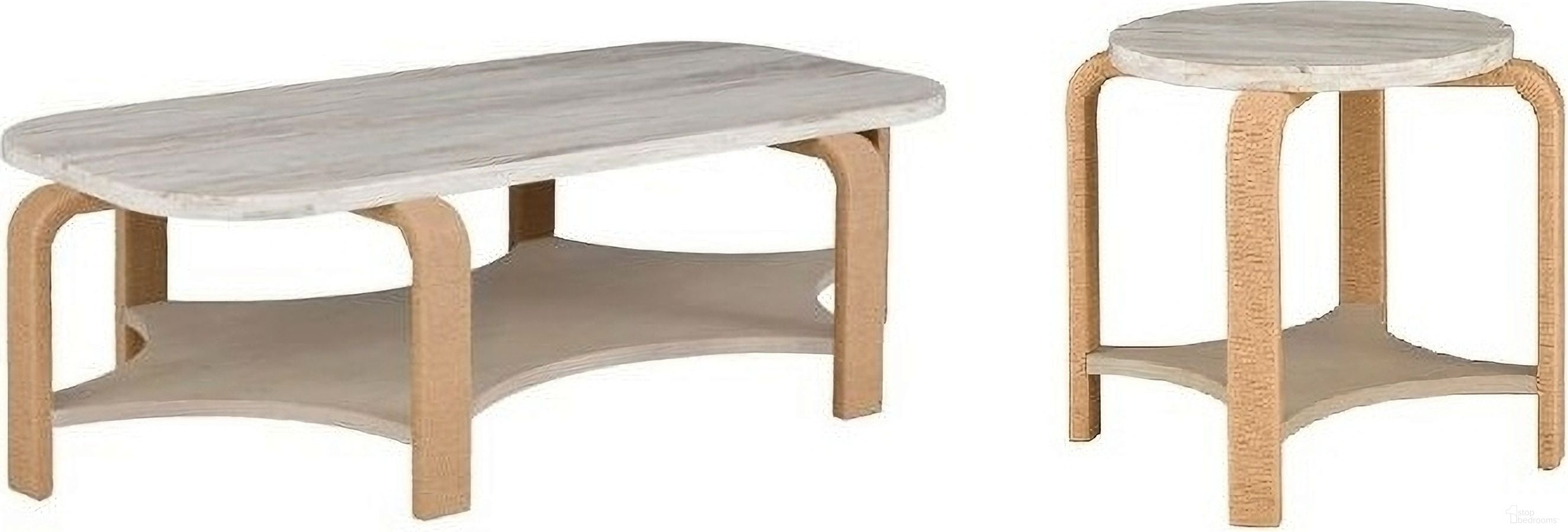 The appearance of Alchemy Occasional Table Set In Biscotti designed by Fairfield Chair in the modern / contemporary interior design. This biscotti piece of furniture  was selected by 1StopBedrooms from Alchemy Collection to add a touch of cosiness and style into your home. Sku: 8024-RC;8024-19. Material: Oak.