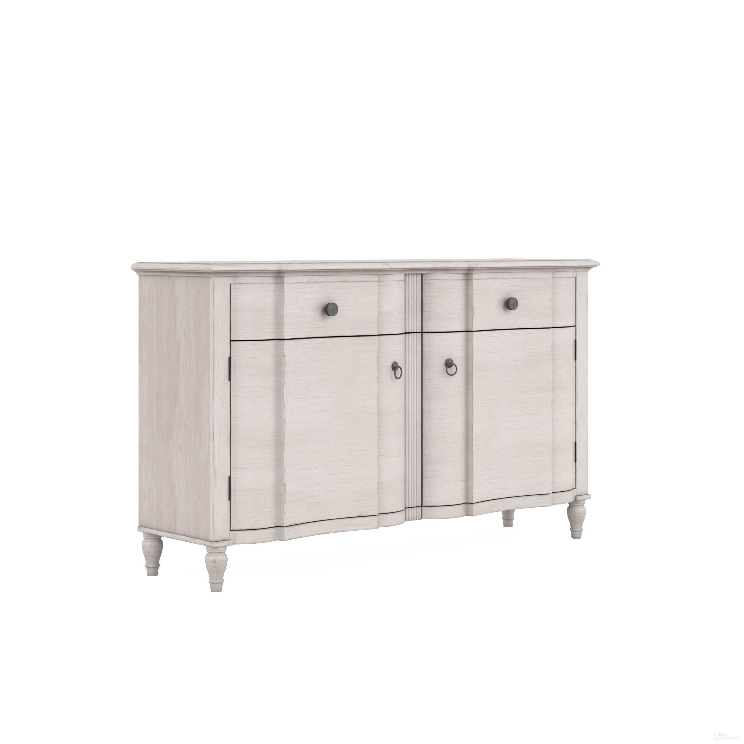 The appearance of Alcove Buffet In White designed by A.R.T. in the traditional interior design. This white piece of furniture  was selected by 1StopBedrooms from Alcove Collection to add a touch of cosiness and style into your home. Sku: 321247-2817. Material: Wood.