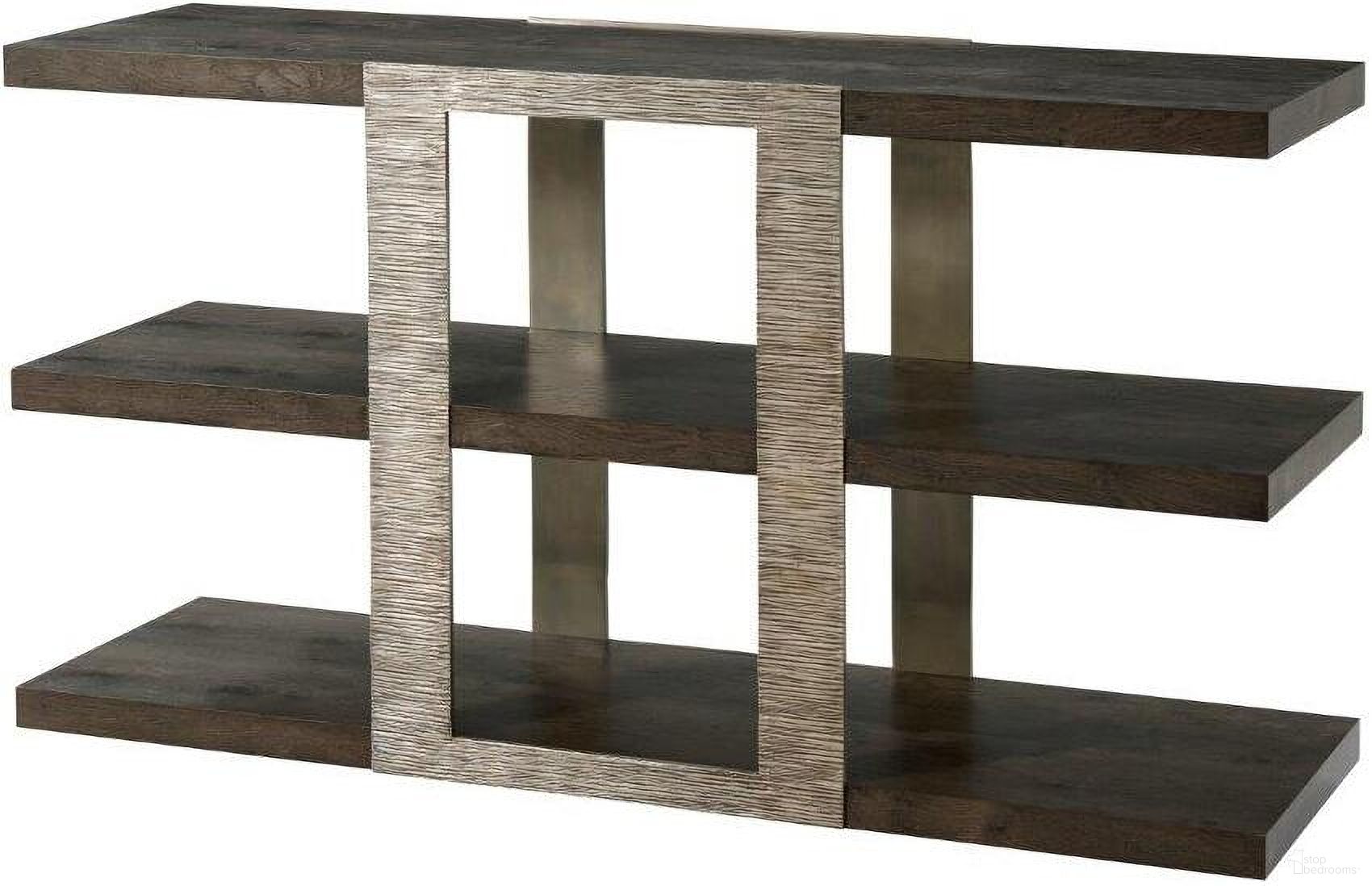 The appearance of Alden Console Table designed by Theodore Alexander in the transitional interior design. This  piece of furniture  was selected by 1StopBedrooms from Composition Collection to add a touch of cosiness and style into your home. Sku: 5305-360. Material: Wood.