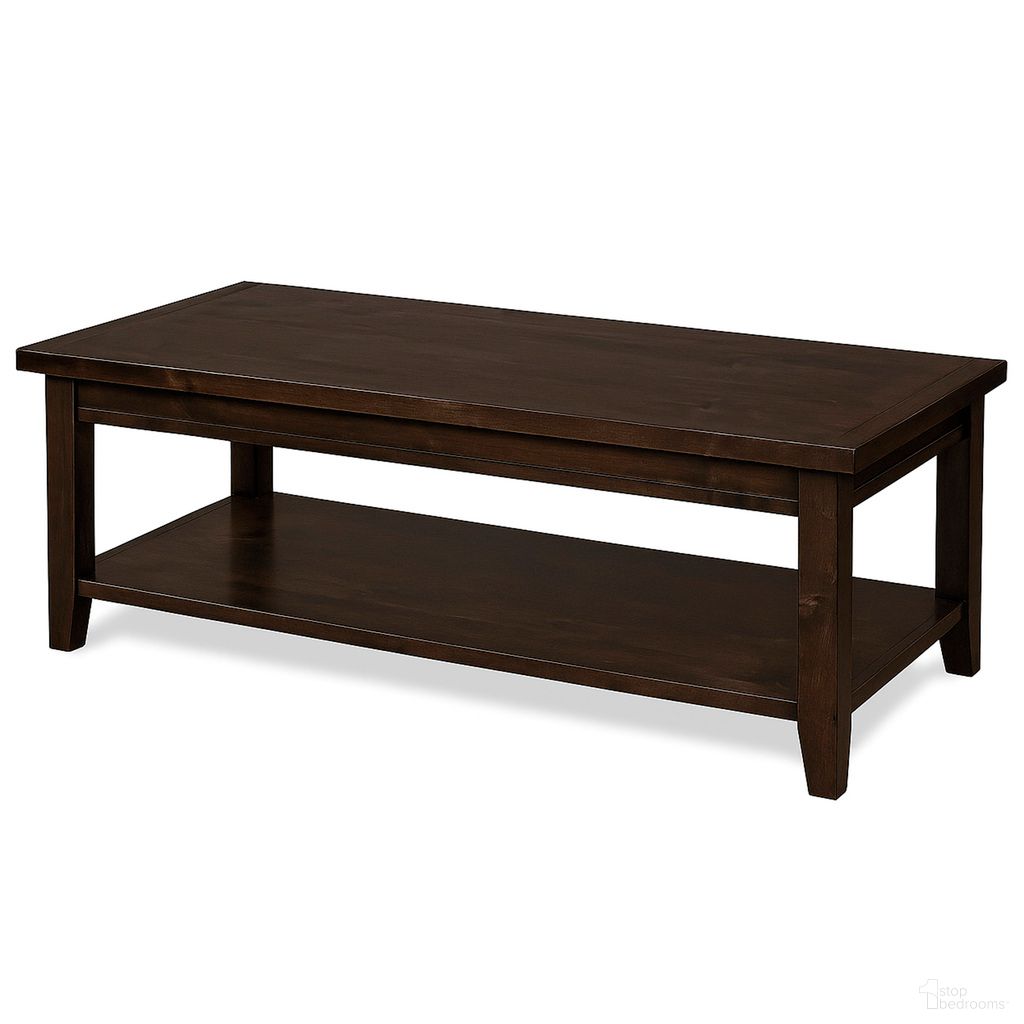 The appearance of Alder Grove Cocktail Table In Tobacco designed by Aspenhome in the rustic / southwestern interior design. This tobacco piece of furniture  was selected by 1StopBedrooms from Alder Grove Collection to add a touch of cosiness and style into your home. Sku: DG910-TOB. Material: Wood.