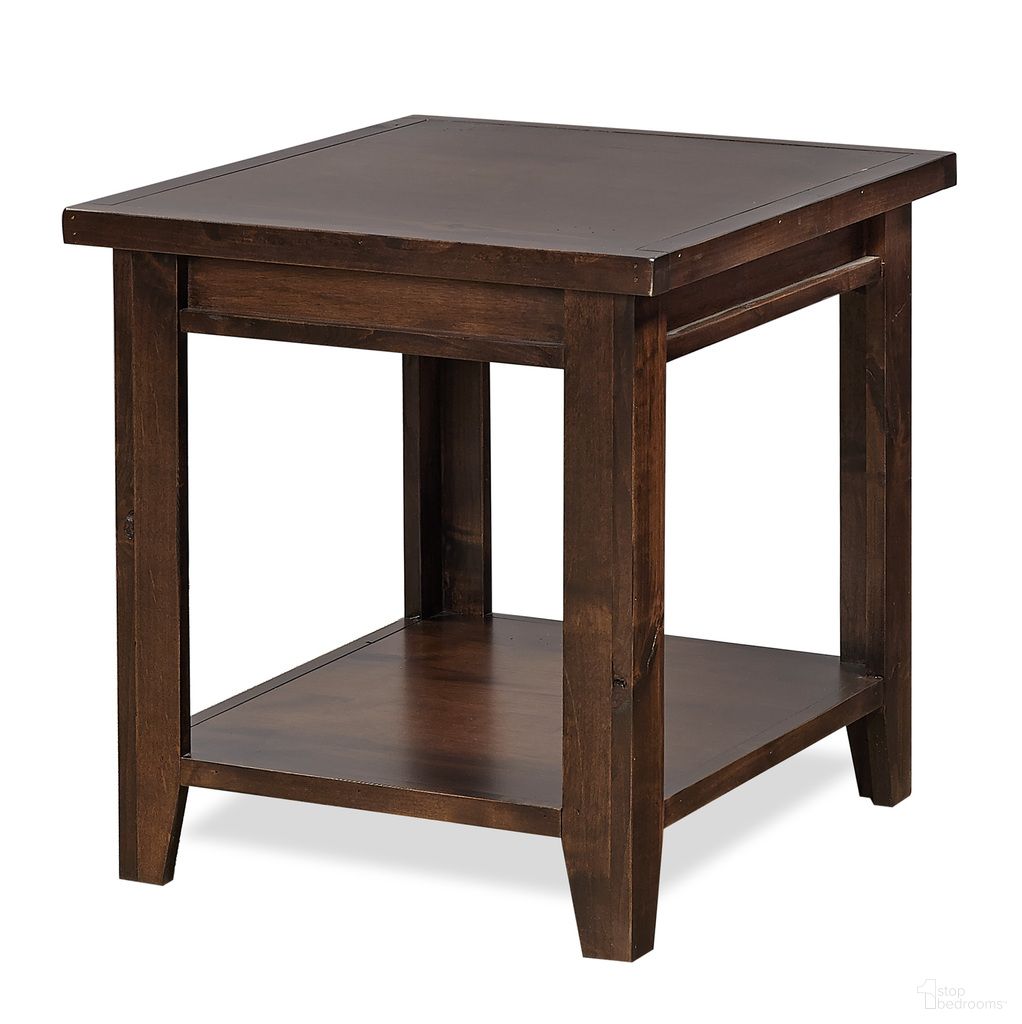 Alder Grove End Table In Tobacco