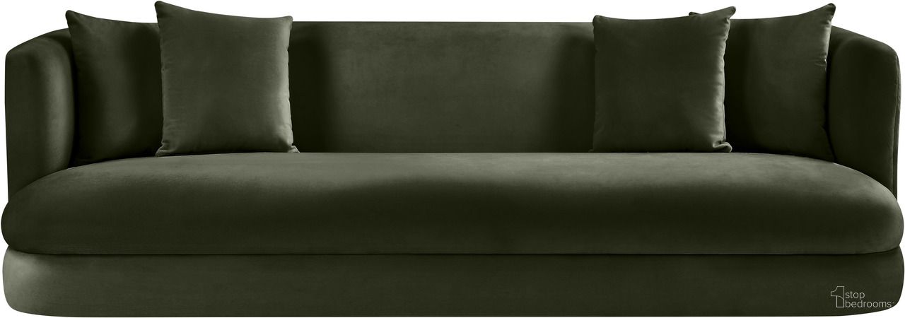 The appearance of Alder Velvet Sofa In Green Velvet designed by Meridian in the modern / contemporary interior design. This green velvet piece of furniture was selected by 1StopBedrooms from Alder Collection to add a touch of cosiness and style into your home. Sku: 699Green-S. Material: Velvet.
