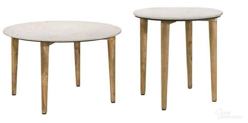 The appearance of Aldis Occasional Table Set In White and Natural designed by Coaster in the transitional interior design. This white piece of furniture  was selected by 1StopBedrooms from Aldis Collection to add a touch of cosiness and style into your home. Sku: 703718;703717. Material: Wood.