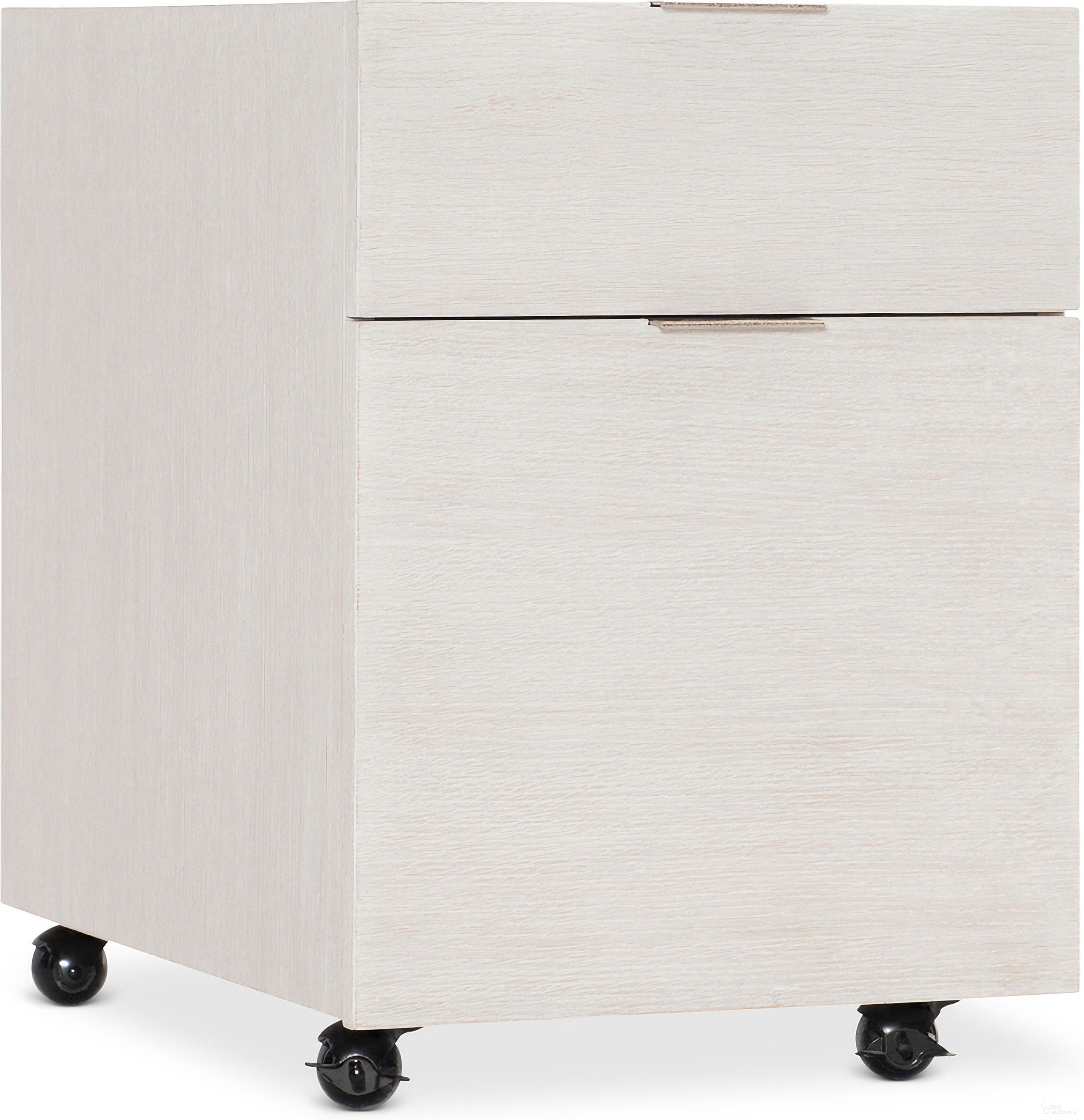 The appearance of Alesio File Cabinet designed by Bernhardt in the transitional interior design. This weathered bone piece of furniture was selected by 1StopBedrooms from Solaria Collection to add a touch of cosiness and style into your home. Sku: D15504. Material: Wood.